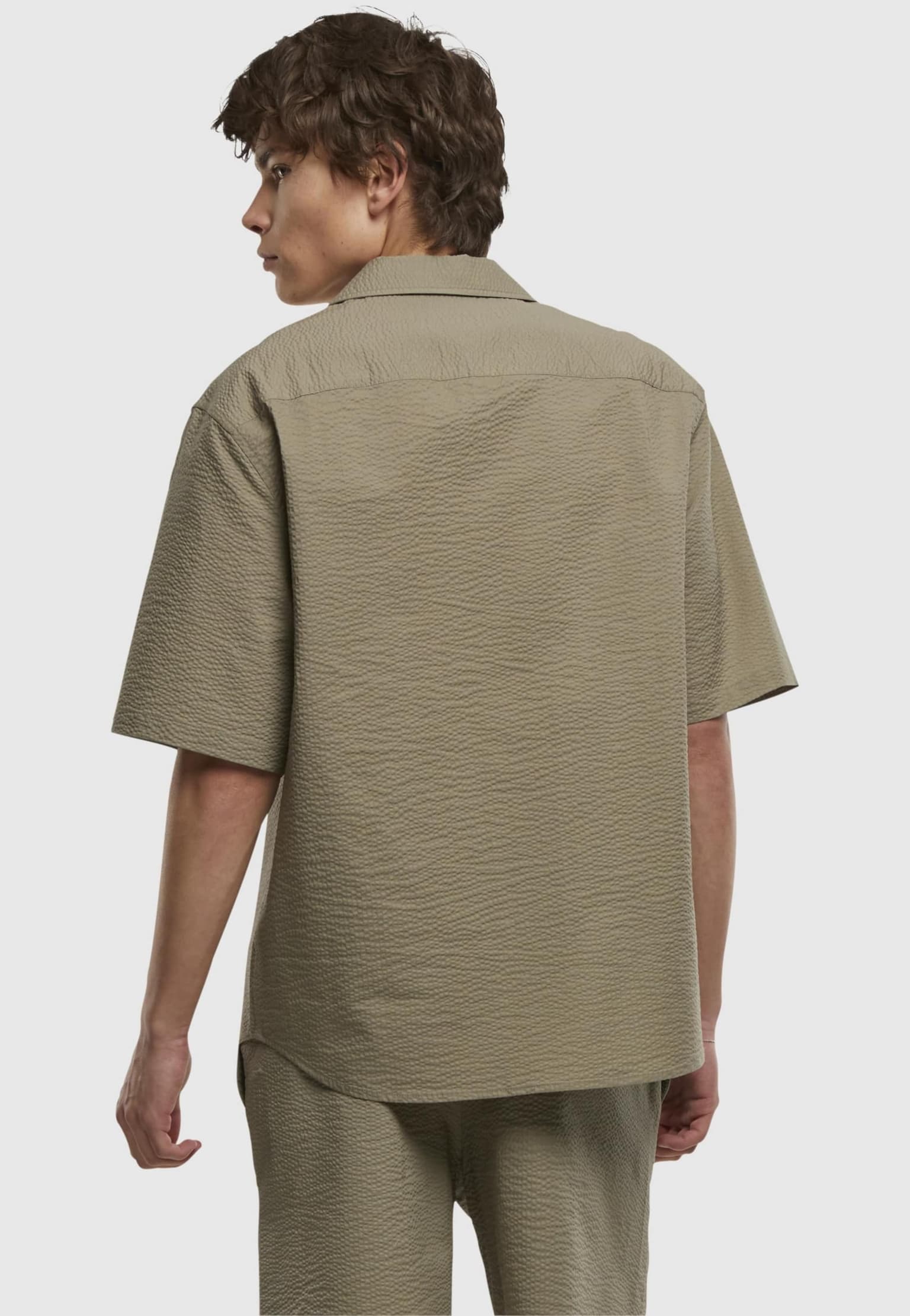 Urban Classics Relaxed Seersucker Short Sleeve Shirt – Bild 2