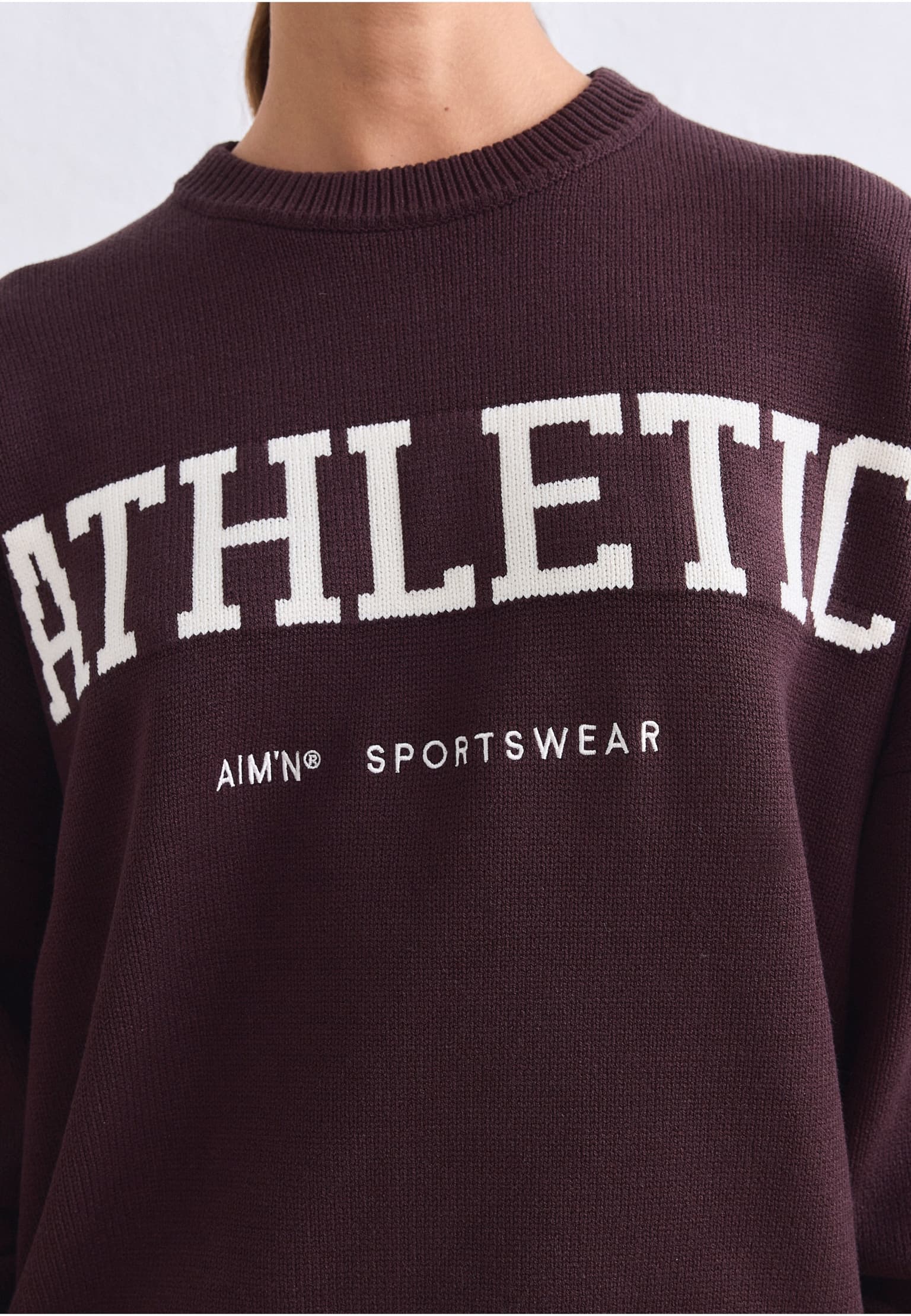 aimn Athletic Knit Sweatshirt – Bild 2