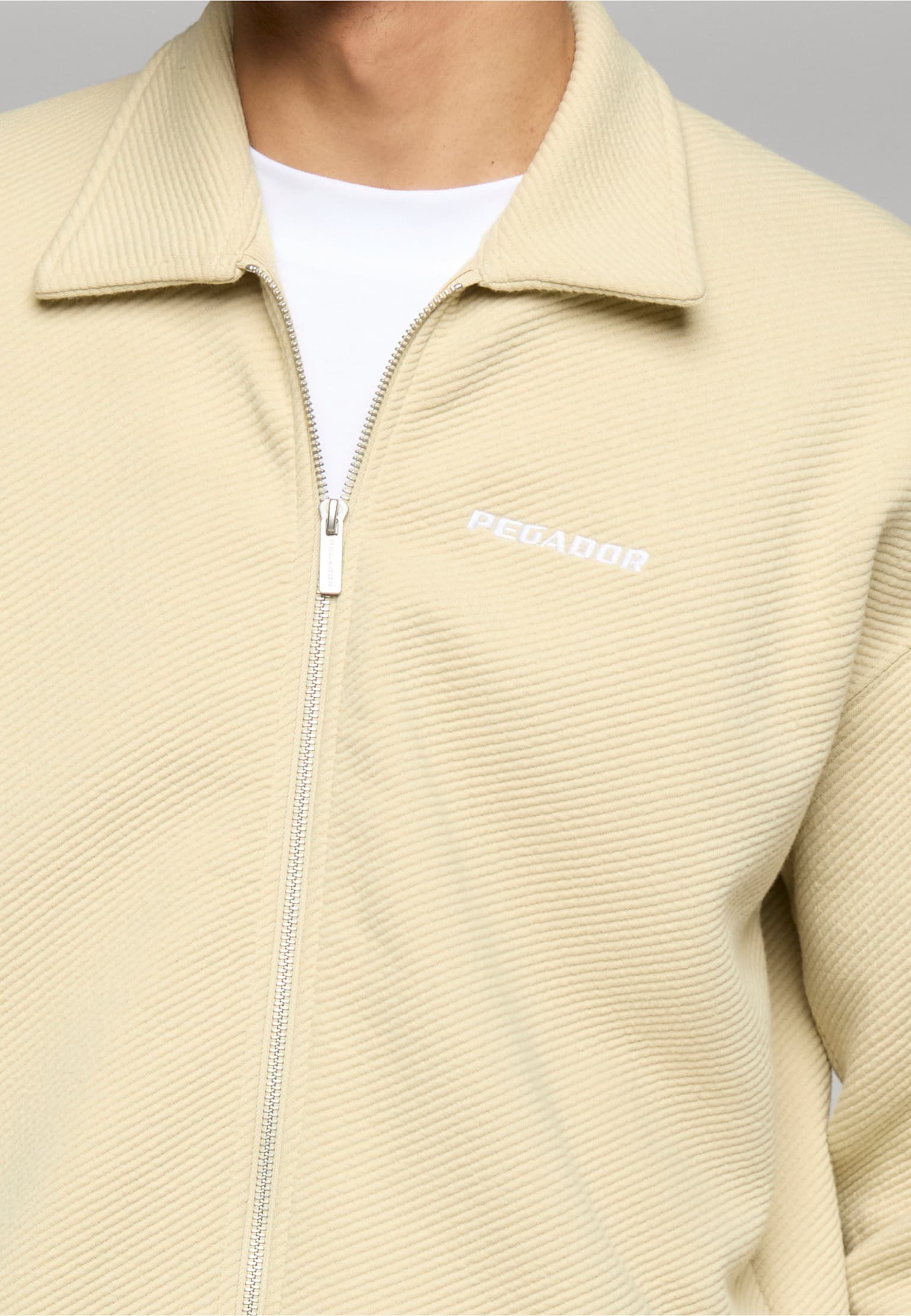 PEGADOR Tate Structured Zip Up Overshirt – Bild 3