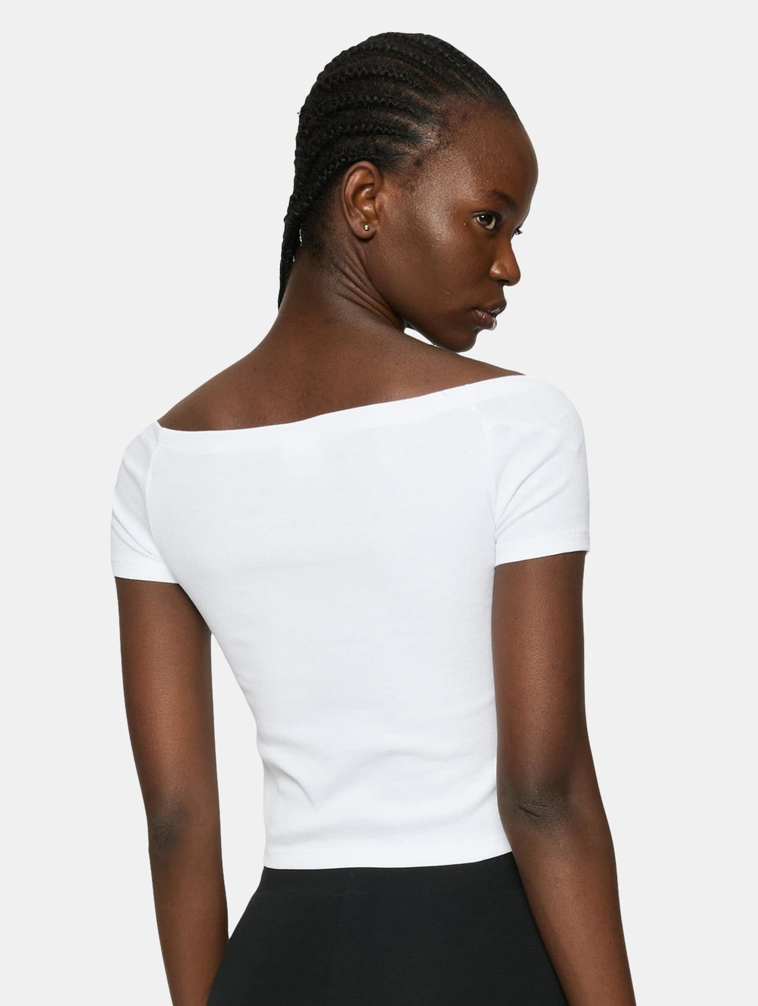 Urban Classics Ladies Essentials Off Shoulder Rib Tee 2-Pack – Bild 3