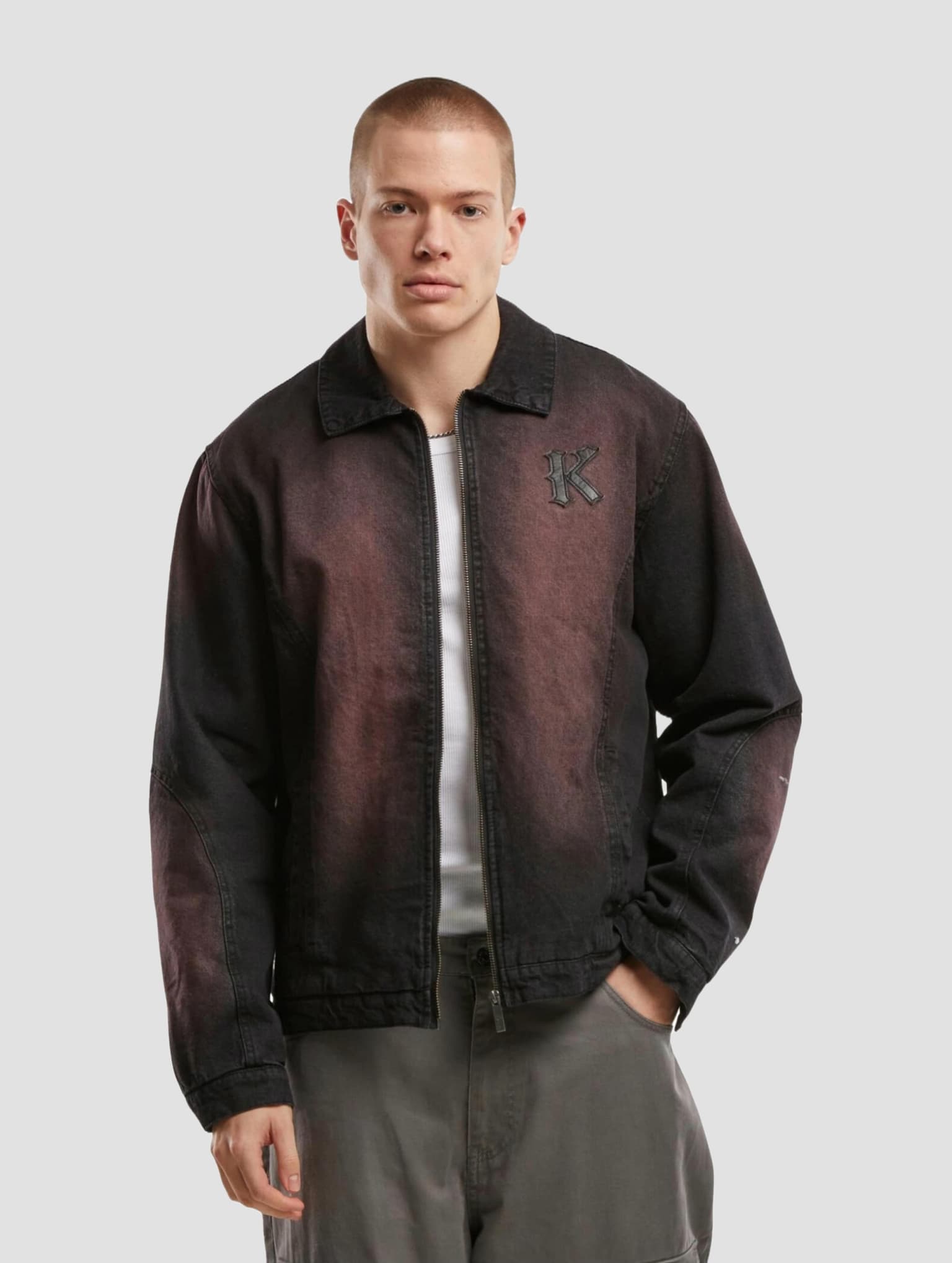 Karl Kani KK Patch Color Spray Denim Jacket