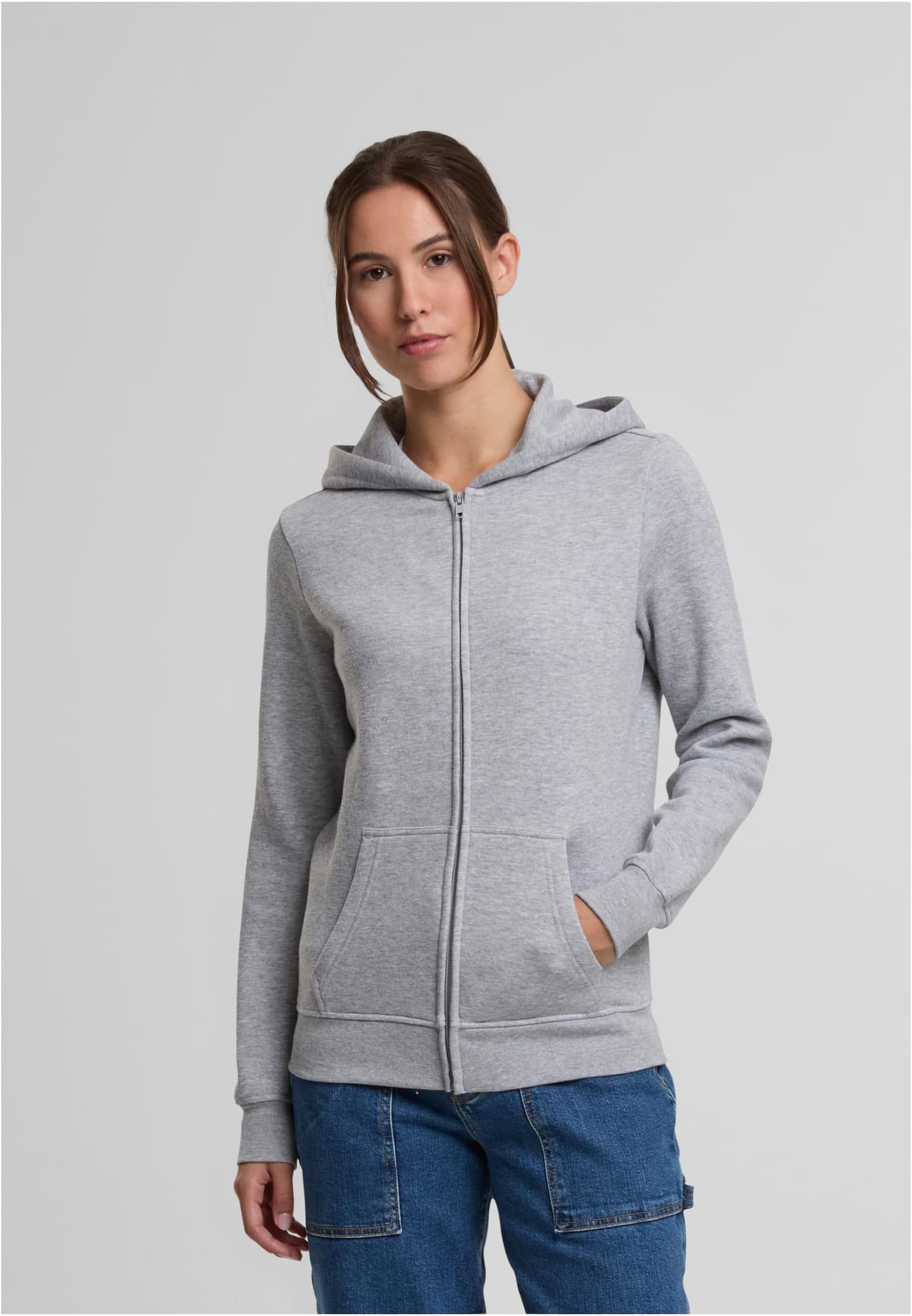 Urban Classics Ladies Basic Essential Zip Hoody