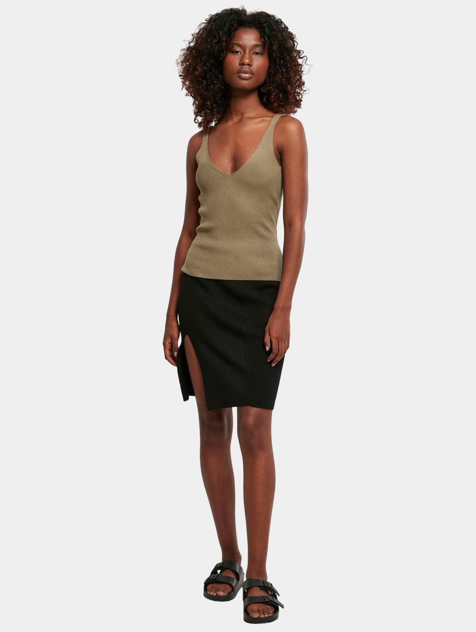 Urban Classics Ladies Rib Knit Top – Bild 4