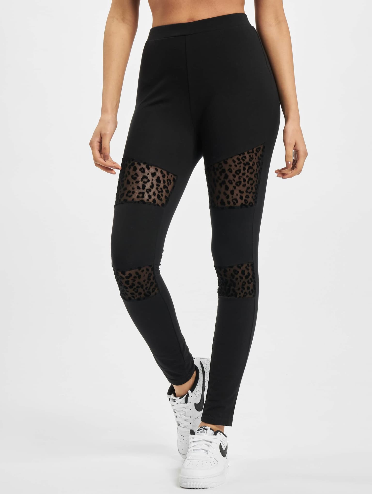 Urban Classics Ladies Flock Lace Inset Leggings – Bild 3