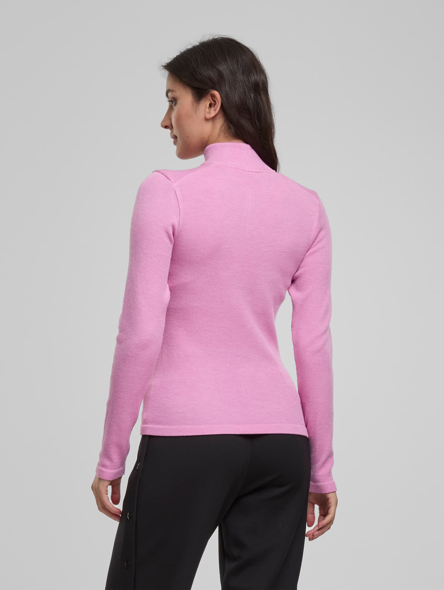 AMN-244-TOP-23100180-131 AIMN Ribbed Wool Half Zip – Bild 2