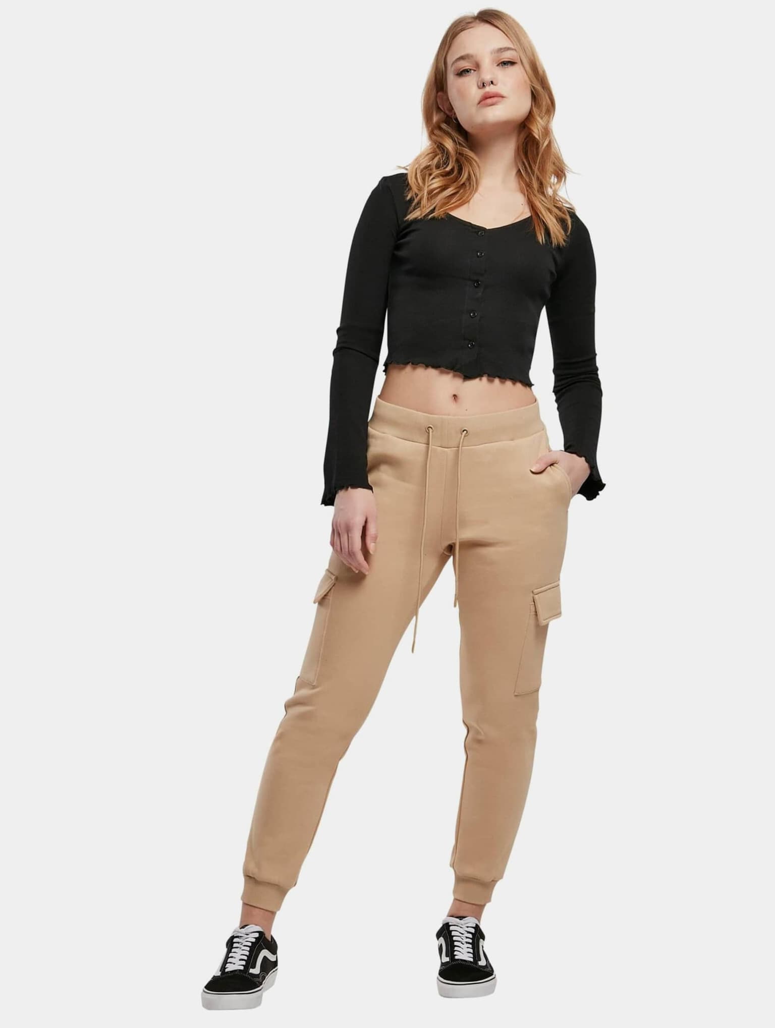 Urban Classics Ladies Cargo Sweat Pants – Bild 4