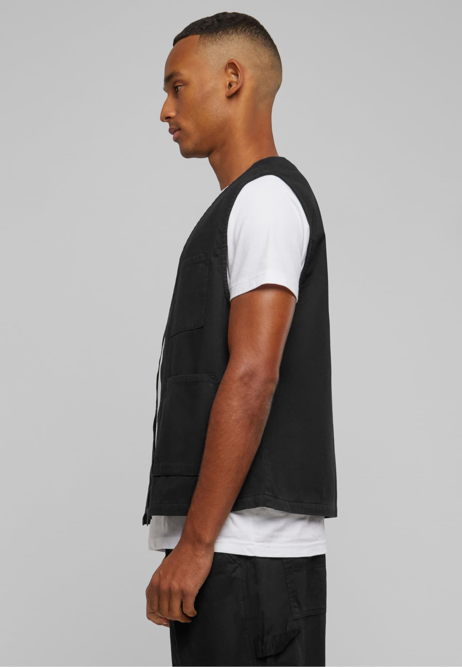 Urban Classics Essentials Cotton Vest – Bild 3