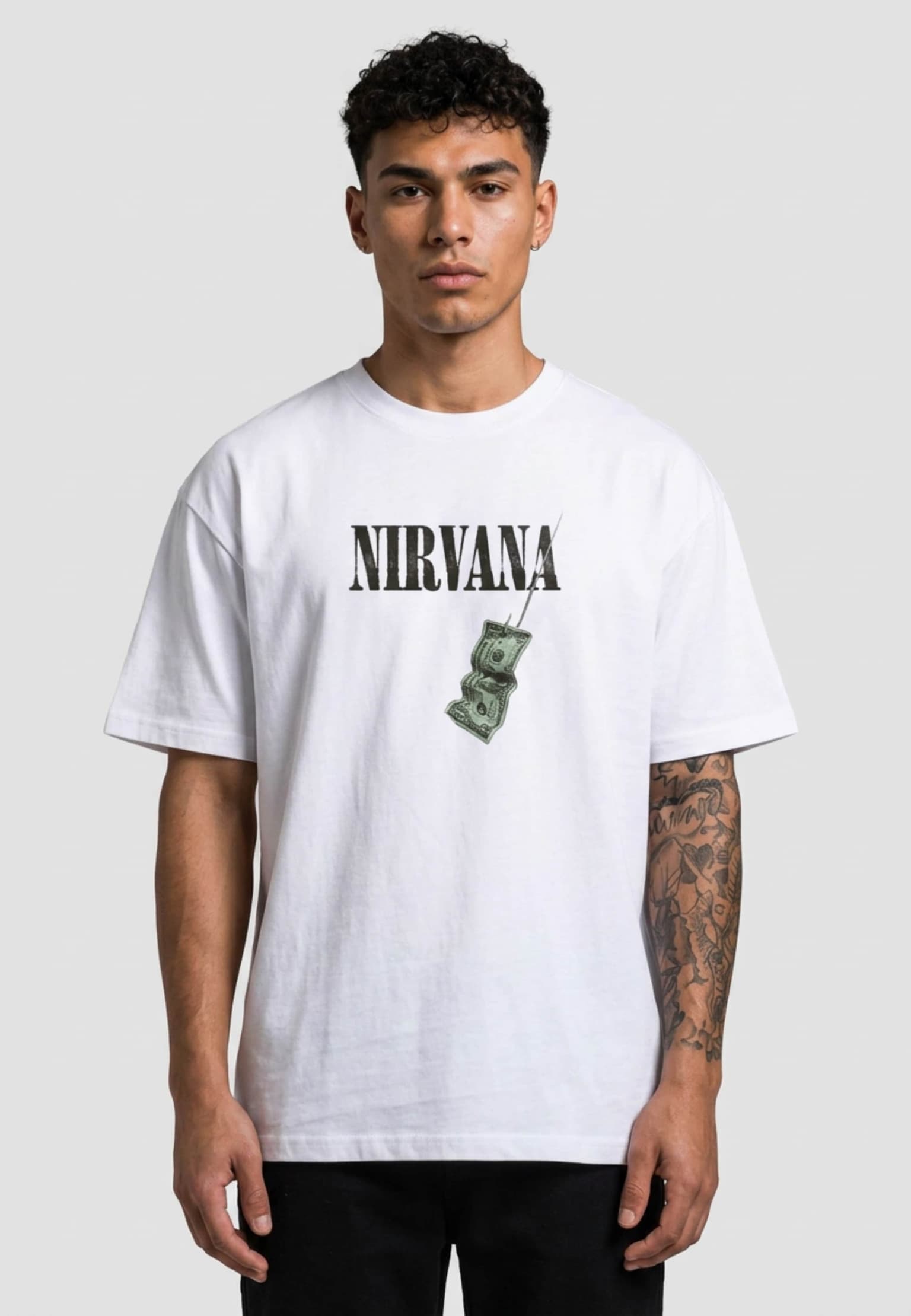 Merchcode Nirvana Nevermind Dollar Loose Tee