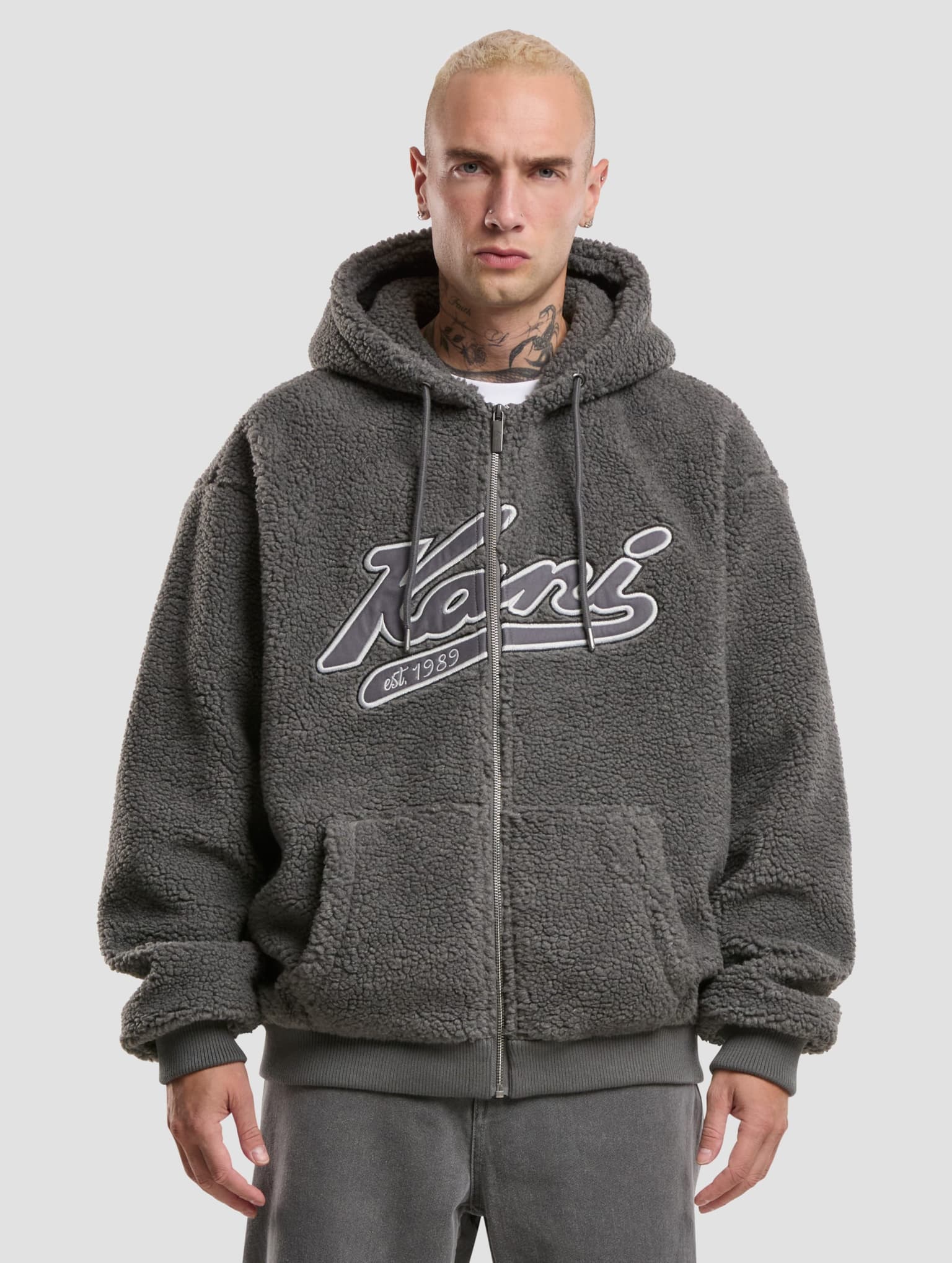 Karl Kani Varsity Teddy Zip Hoodie – Bild 3