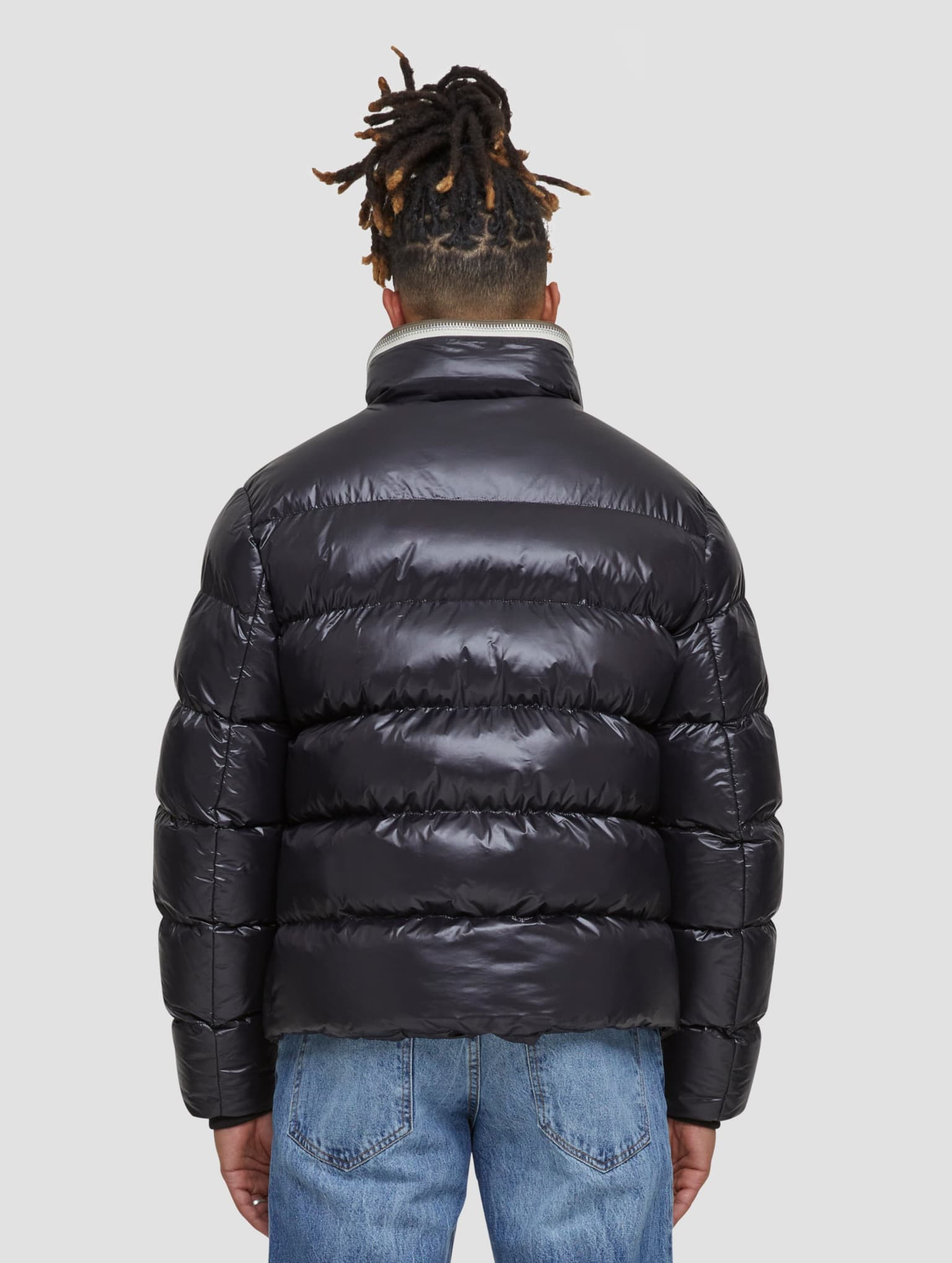 Urban Classics Essentials Zip neck Puffer Jacket – Bild 2
