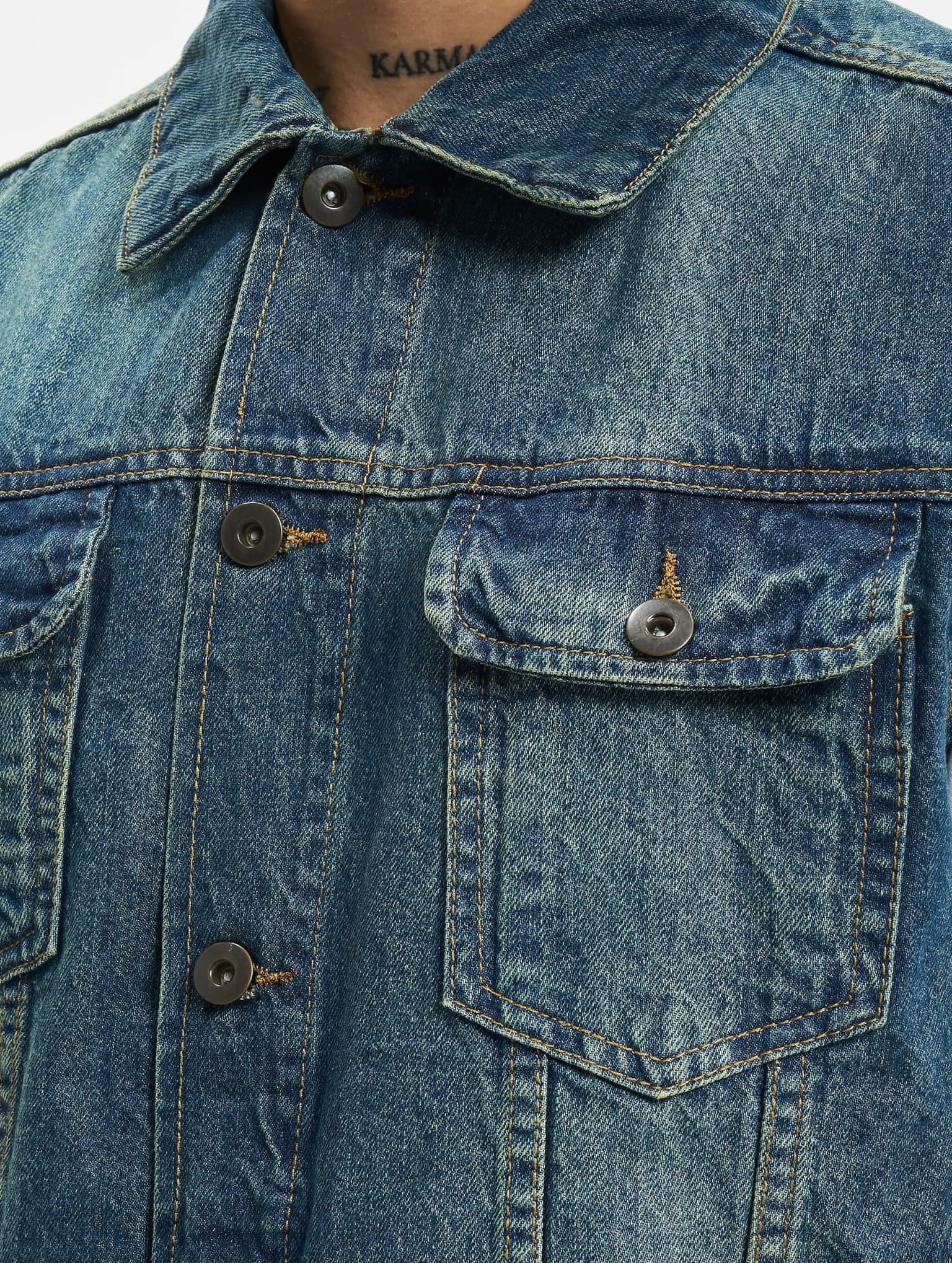 Urban Classics Denim Vest – Bild 4