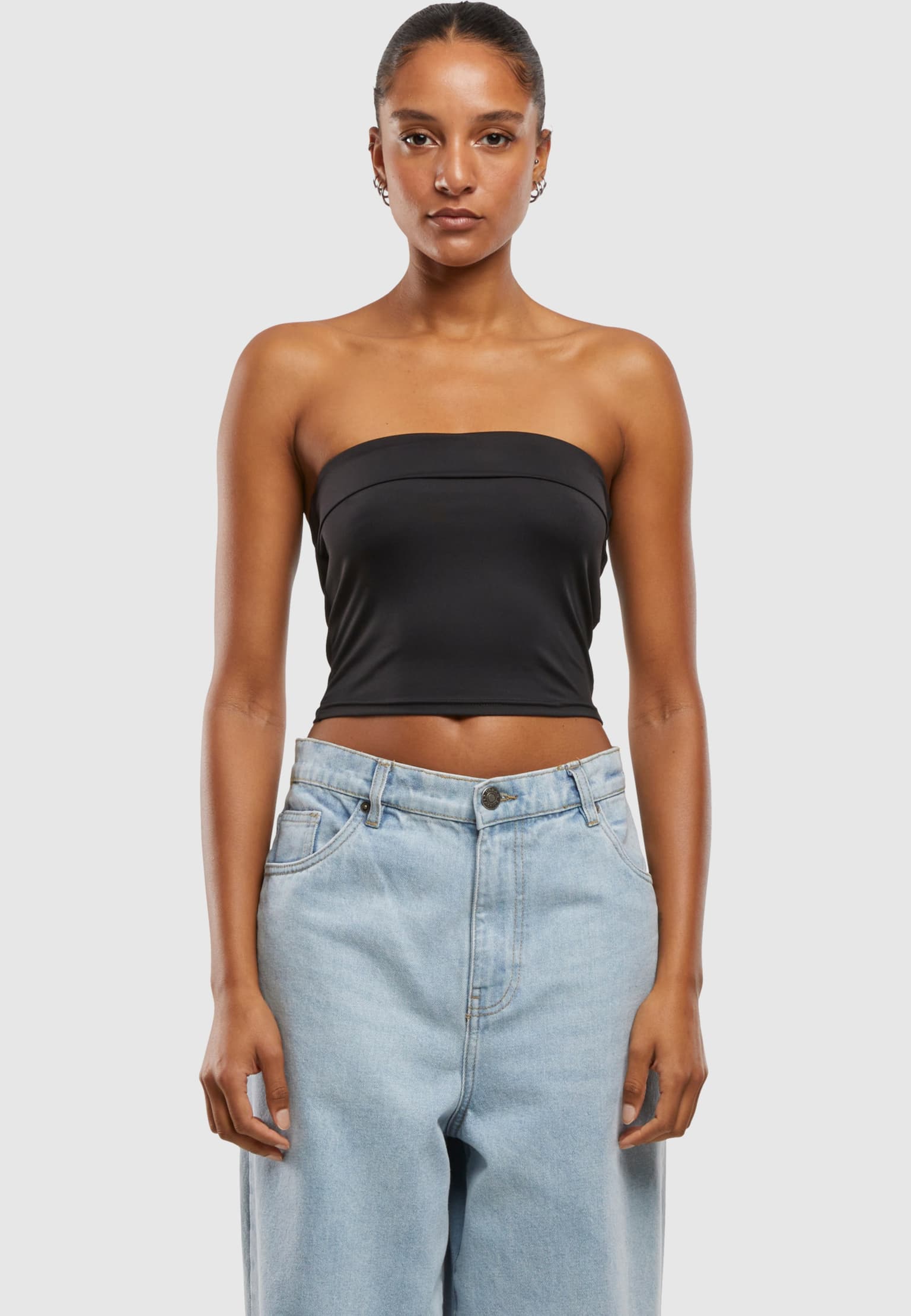 Urban Classics Ladies Bandeau Cropped Top – Bild 3