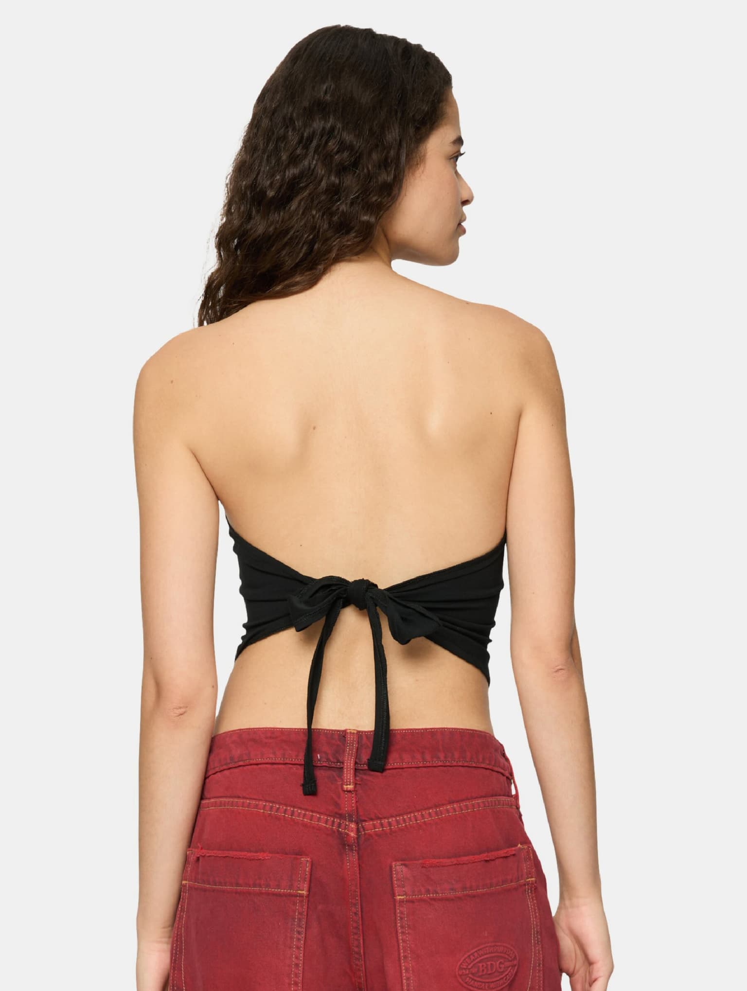 Urban Classics Ladies Knotted Bandeau Top 2-Pack – Bild 3