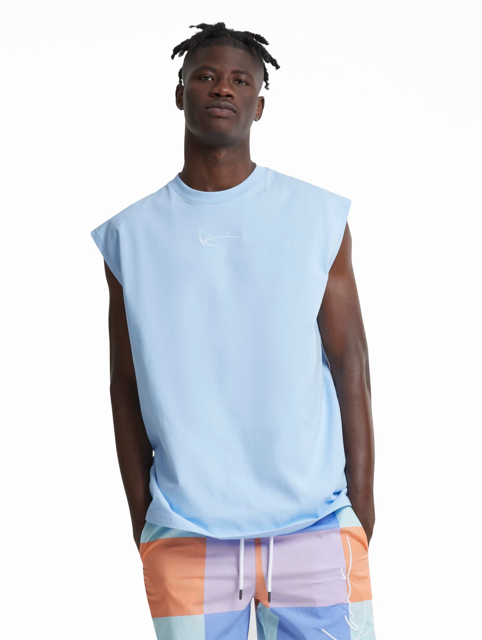 KM-ST011-090-26 Karl Kani Small Signature Essential Sleeveless Tee – Bild 2