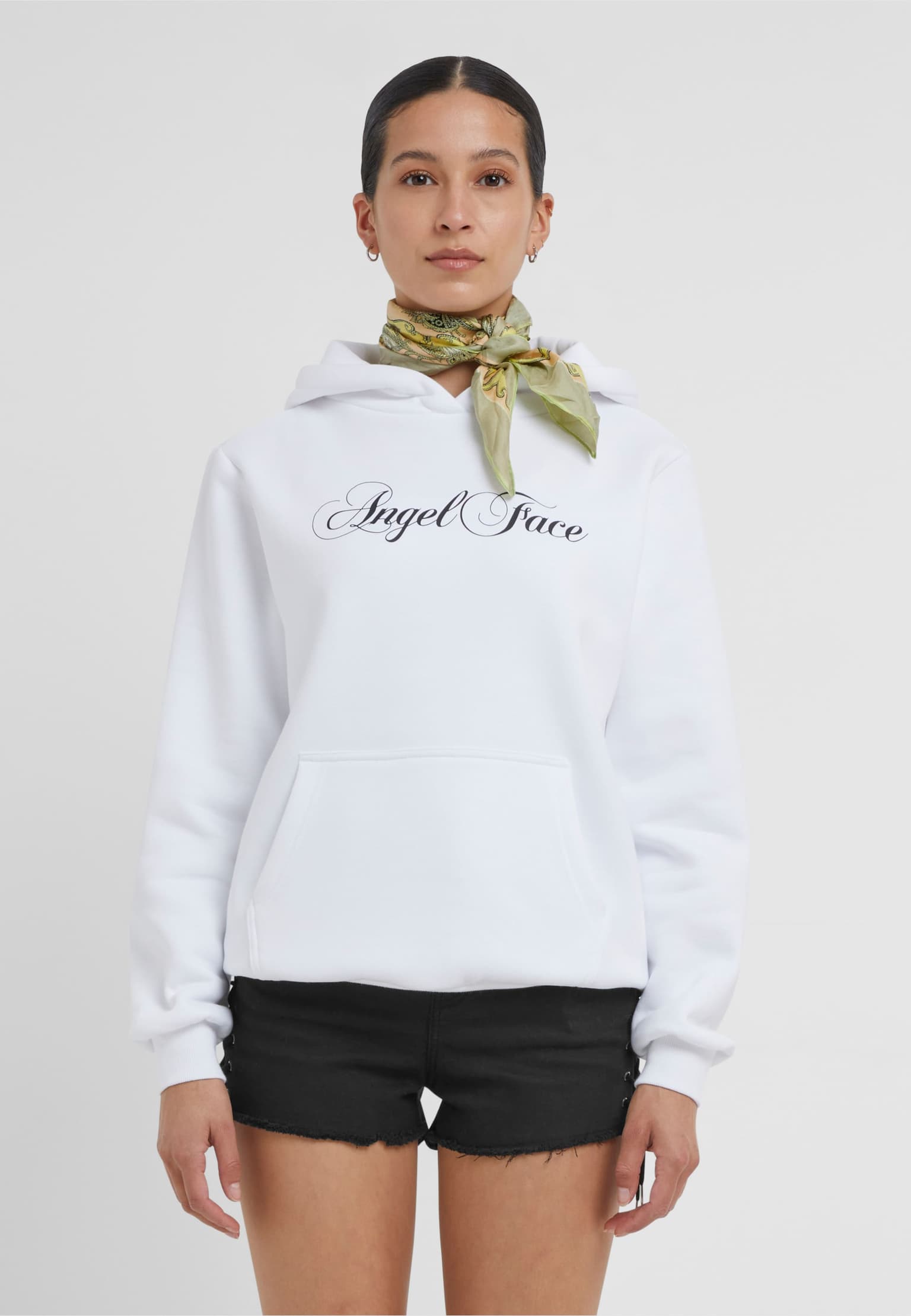 Miss Tee Angel Face Ladies Fluffy Hoody – Bild 3