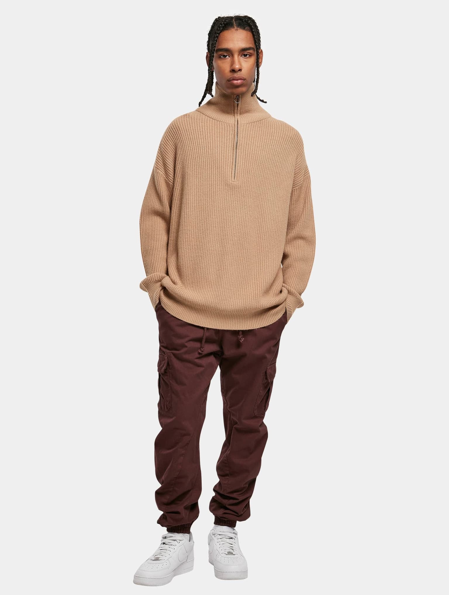 Urban Classics Oversized Knitted Troyer – Bild 4