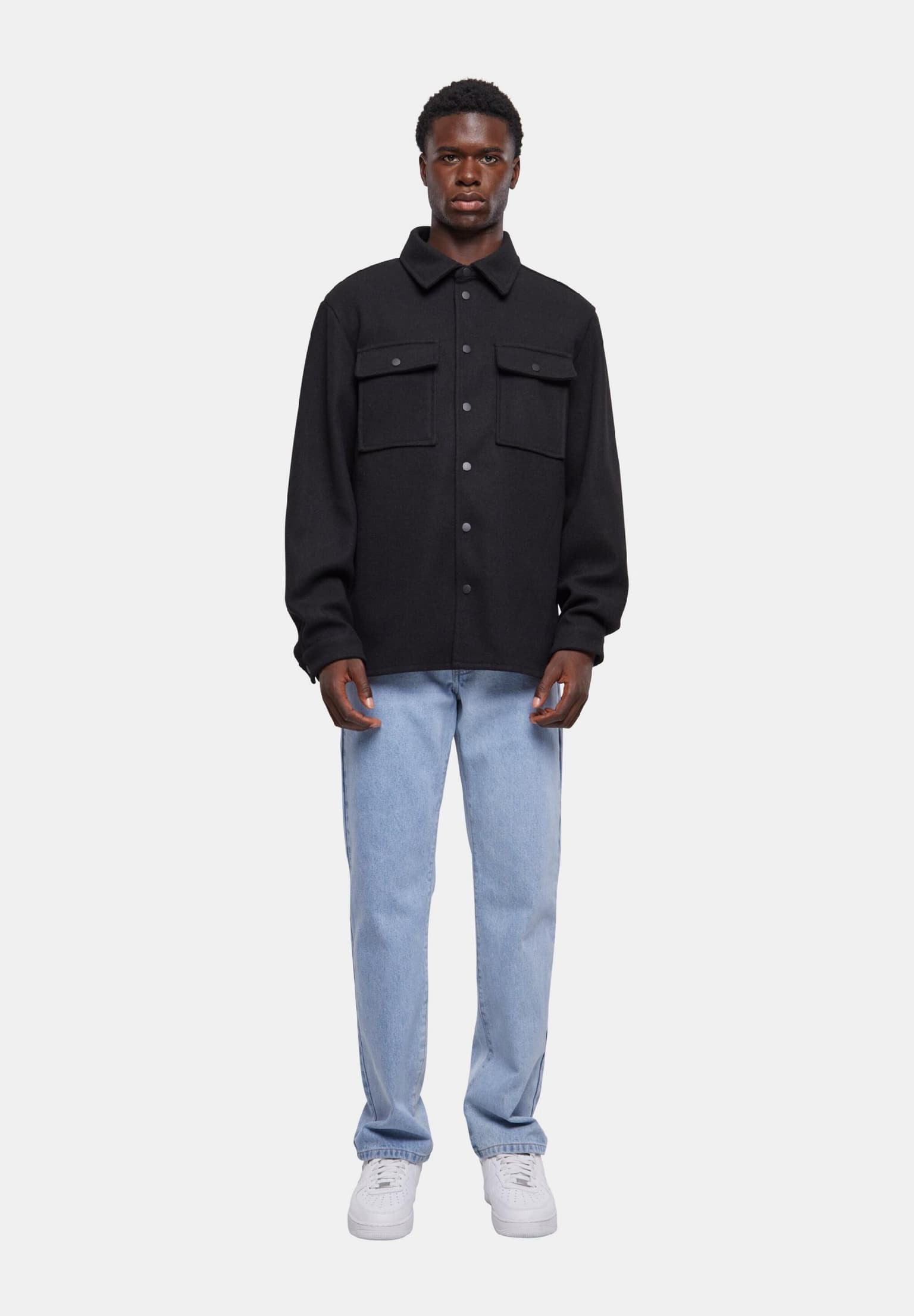 Urban Classics Plain Overshirt – Bild 3