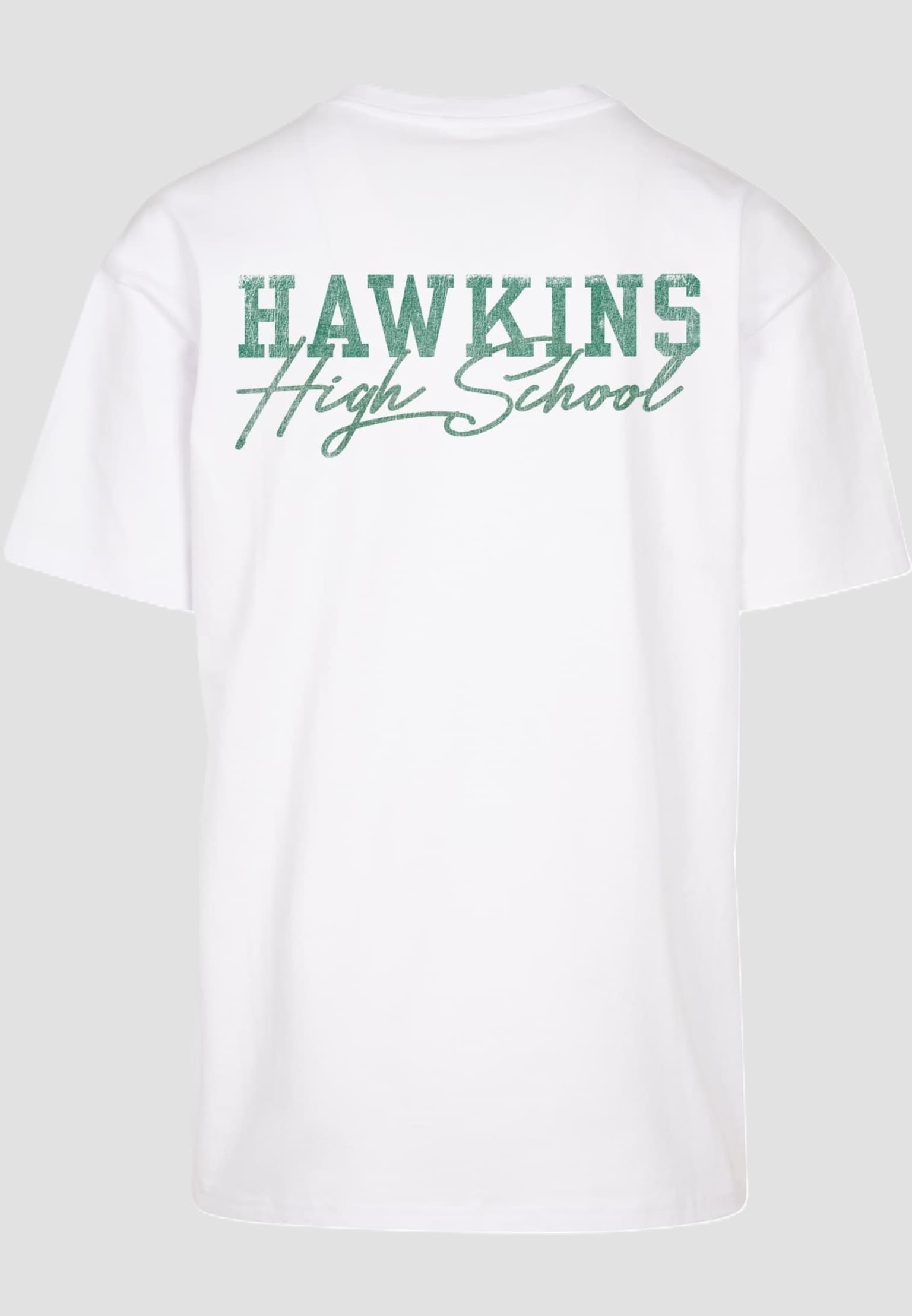 Merchcode Stranger Things Hawkins Tigers Oversize Tee – Bild 4