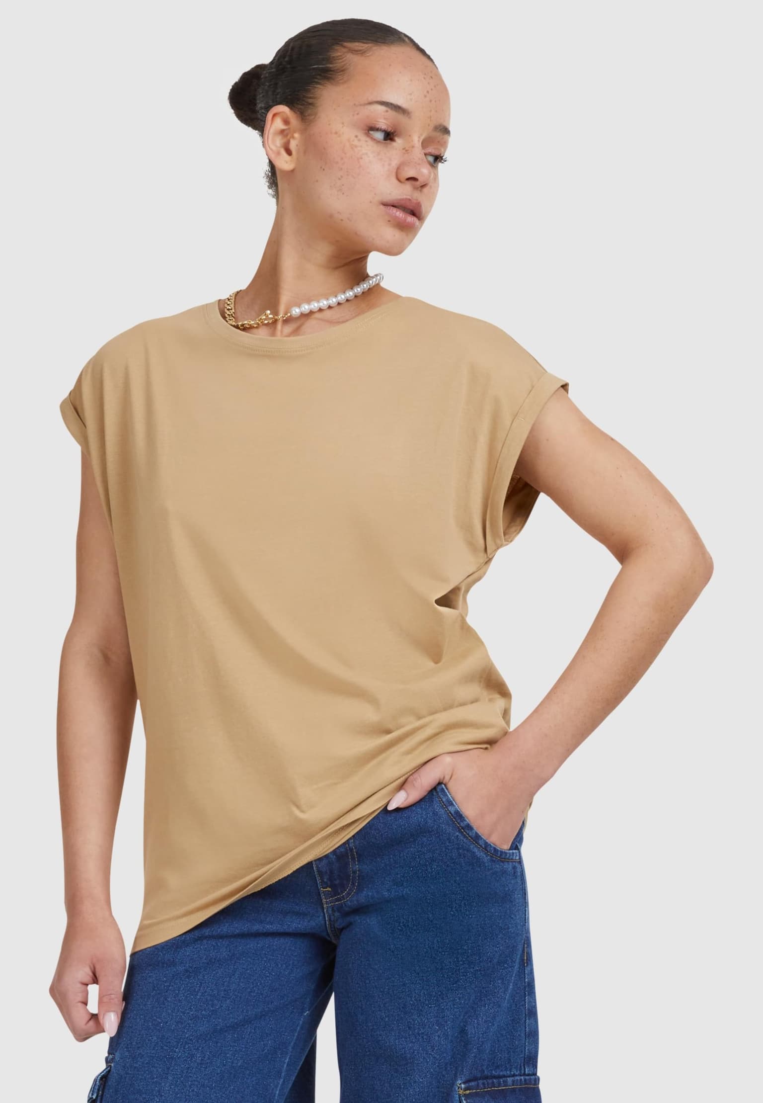 Urban Classics Ladies Extended Shoulder Tee