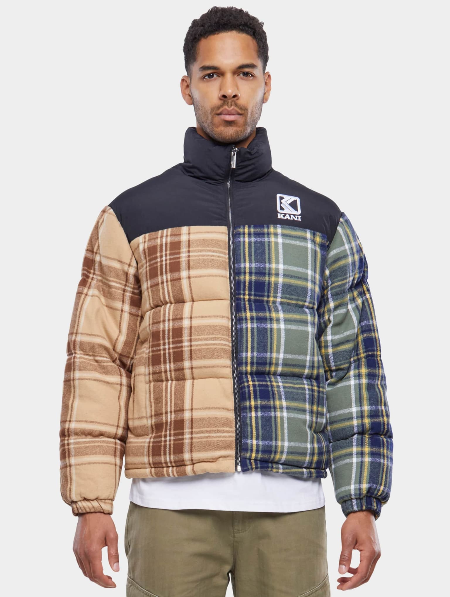 Karl Kani KU233-007-1 KK OG Flannel Block Puffer Jacket – Bild 3