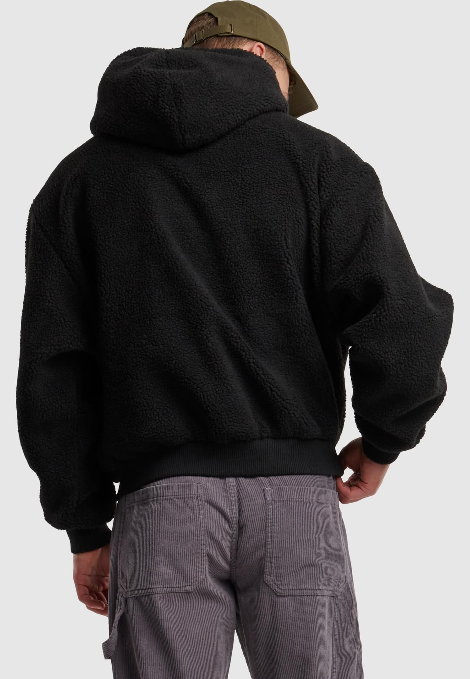 Urban Classics Oversized Teddy Hoody – Bild 2