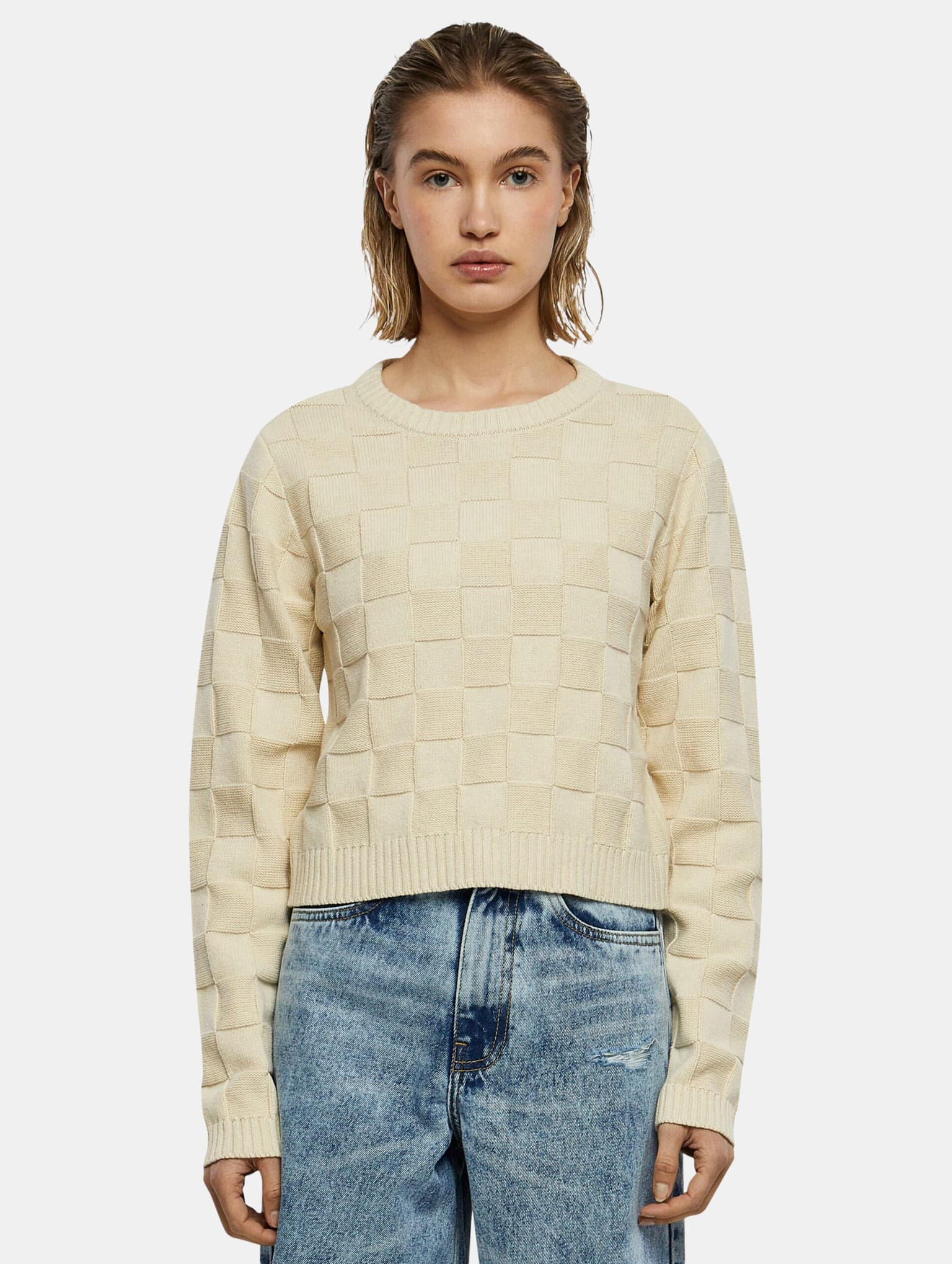 Urban Classics Ladies Check Knit Sweater – Bild 3