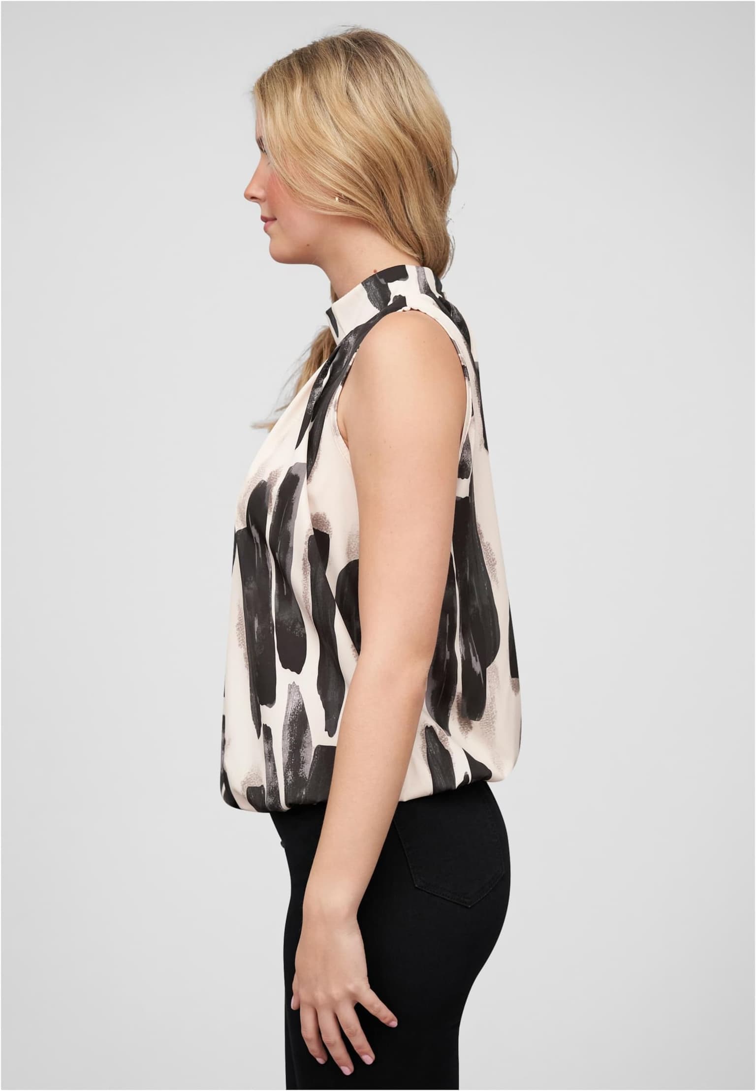 Cloud5ive Damen Choker Top mit Abstrakt Print – Bild 4
