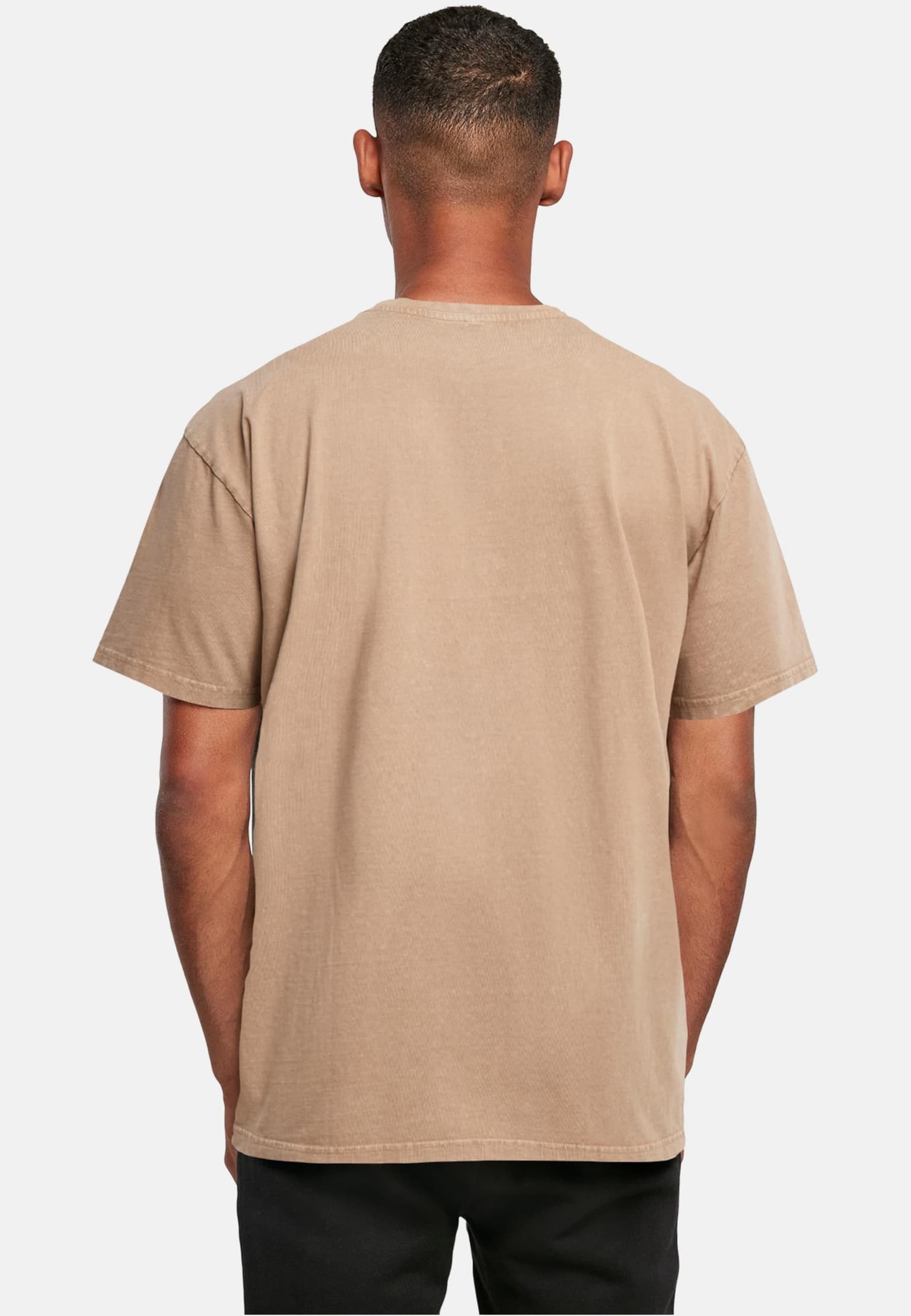 Merchcode POD Pizza Comic Acid Washed Oversized Tee – Bild 2