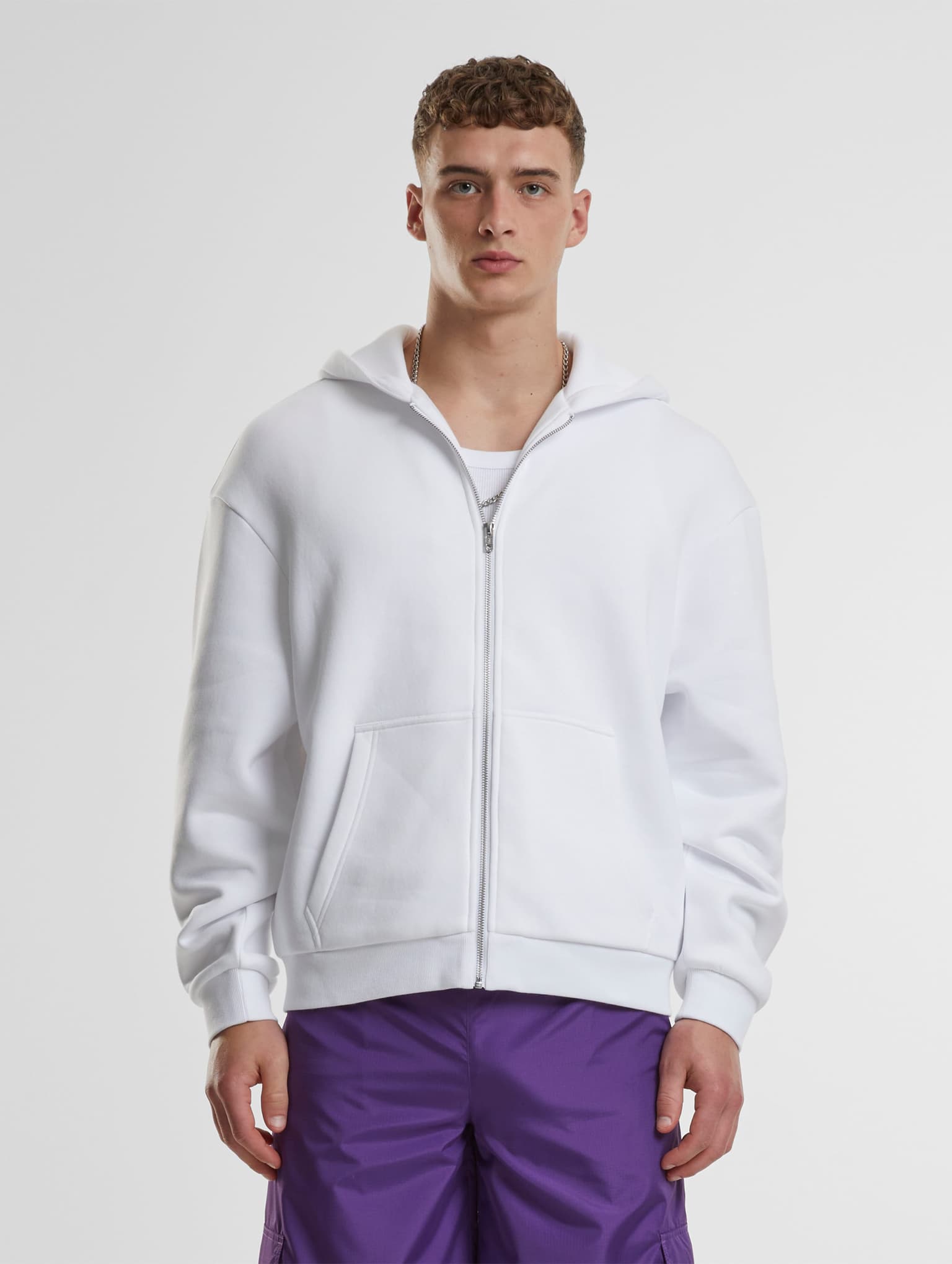 Urban Classics Fluffy Zip Hoodie – Bild 3