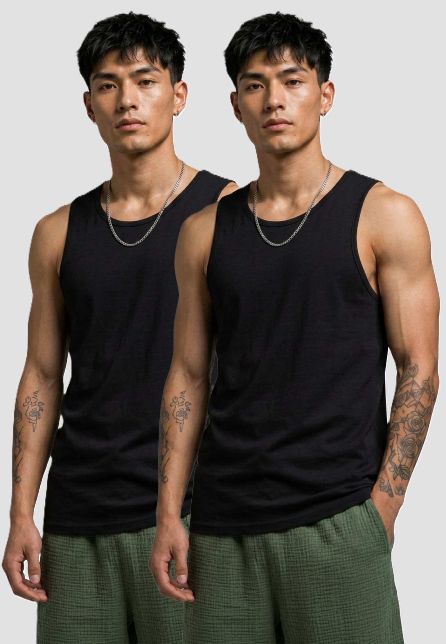 Urban Classics Ribbed Undershirt 2-Pack