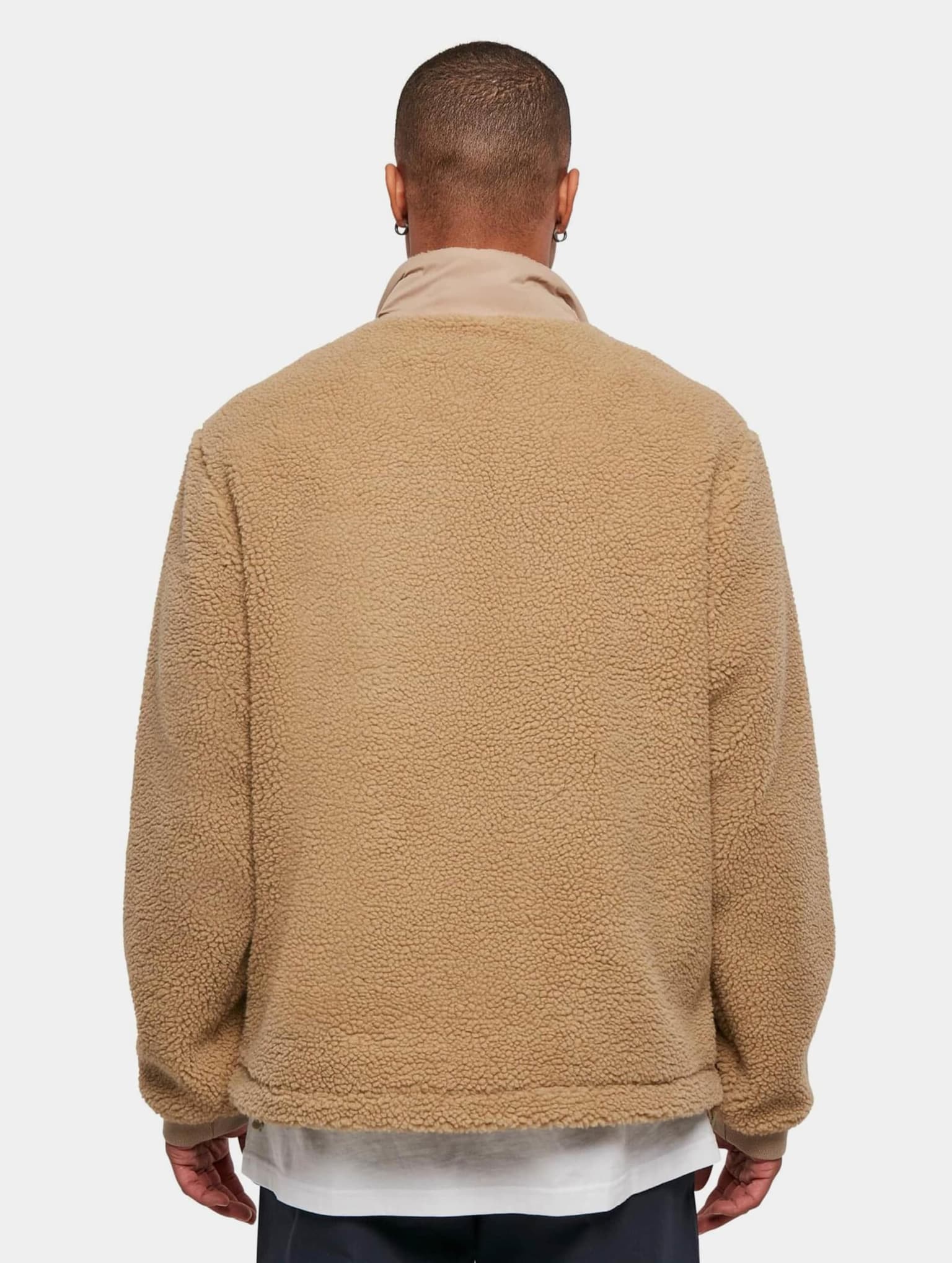 Urban Classics Patched Sherpa Jacket – Bild 2