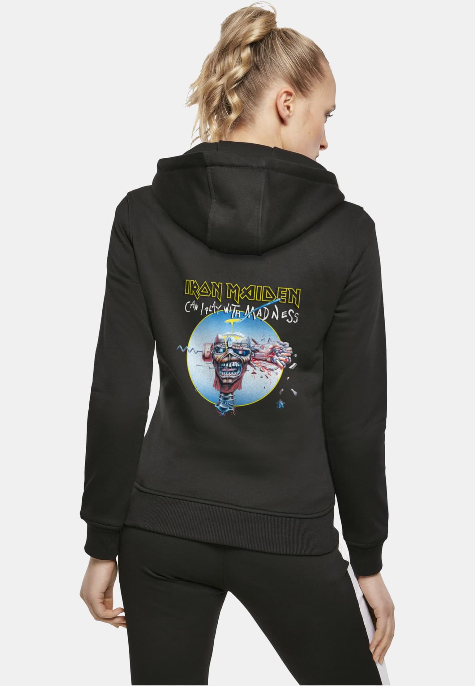 Merchcode Ladies Iron Maiden - Madness Heavy Hoody – Bild 2