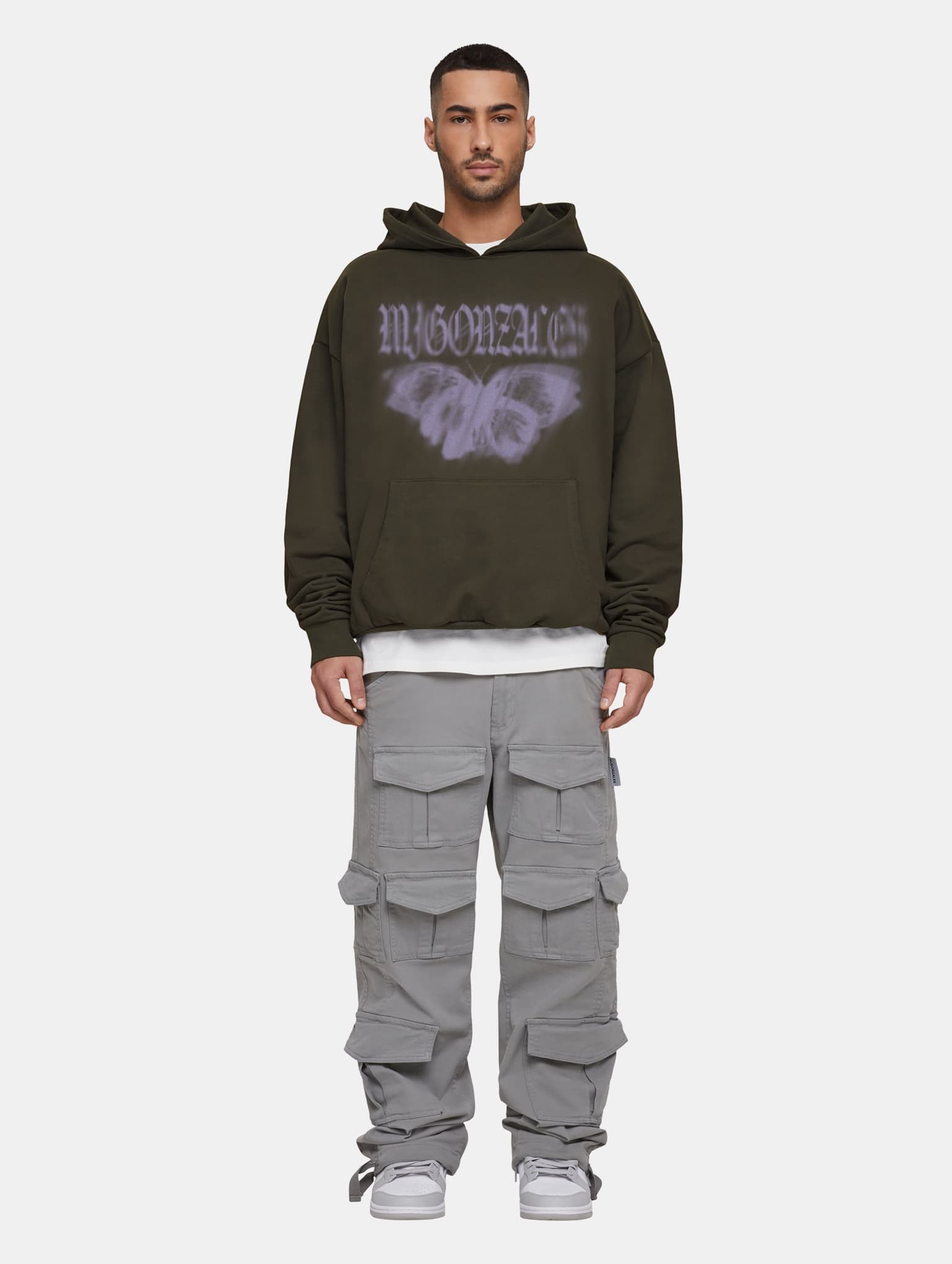MJ Gonzales MJG Heavy Oversized Hoody - BUTTERFLY ILLUSION – Bild 3
