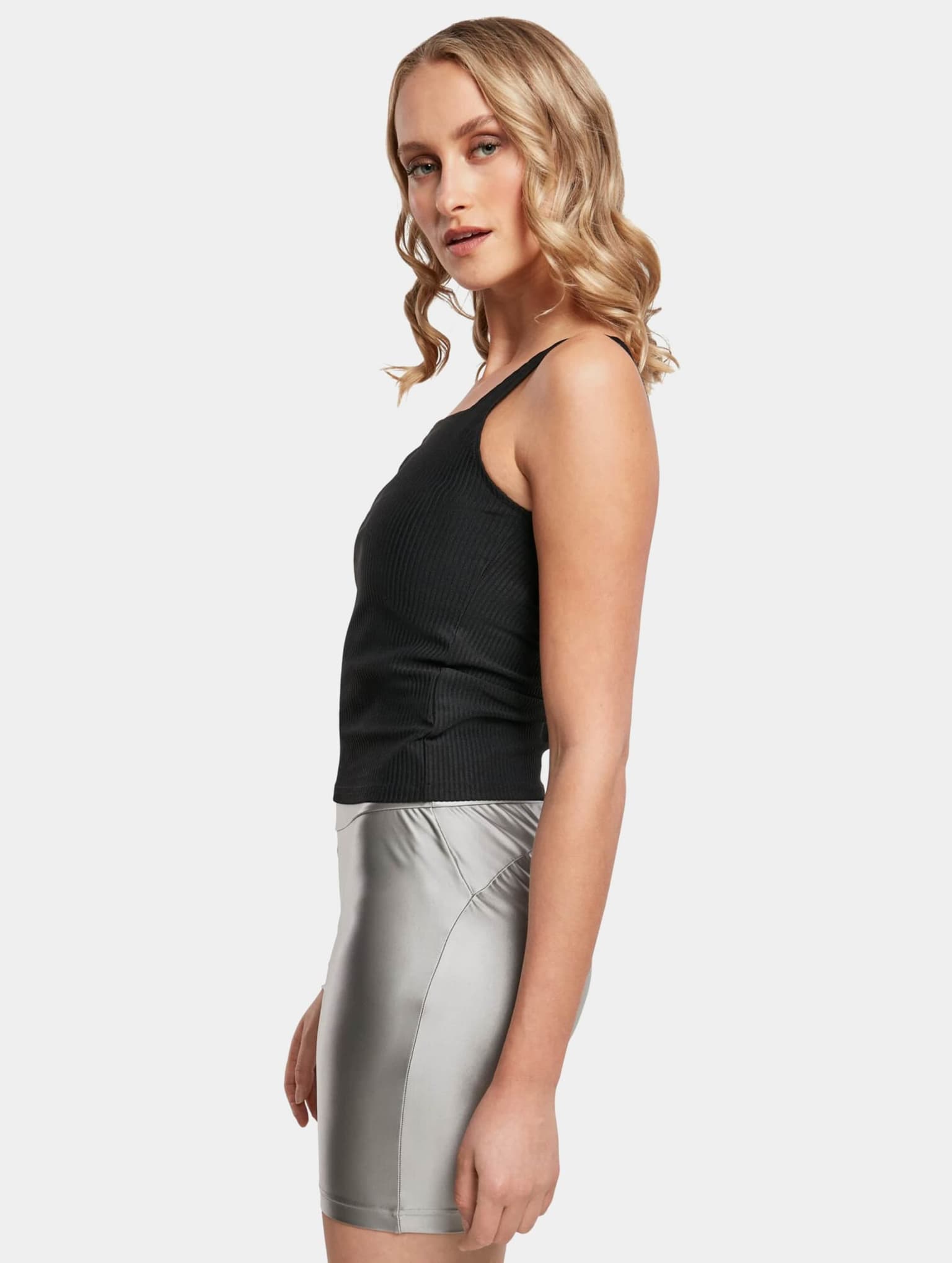 Urban Classics Ladies Squard Neckline Rib Top – Bild 3