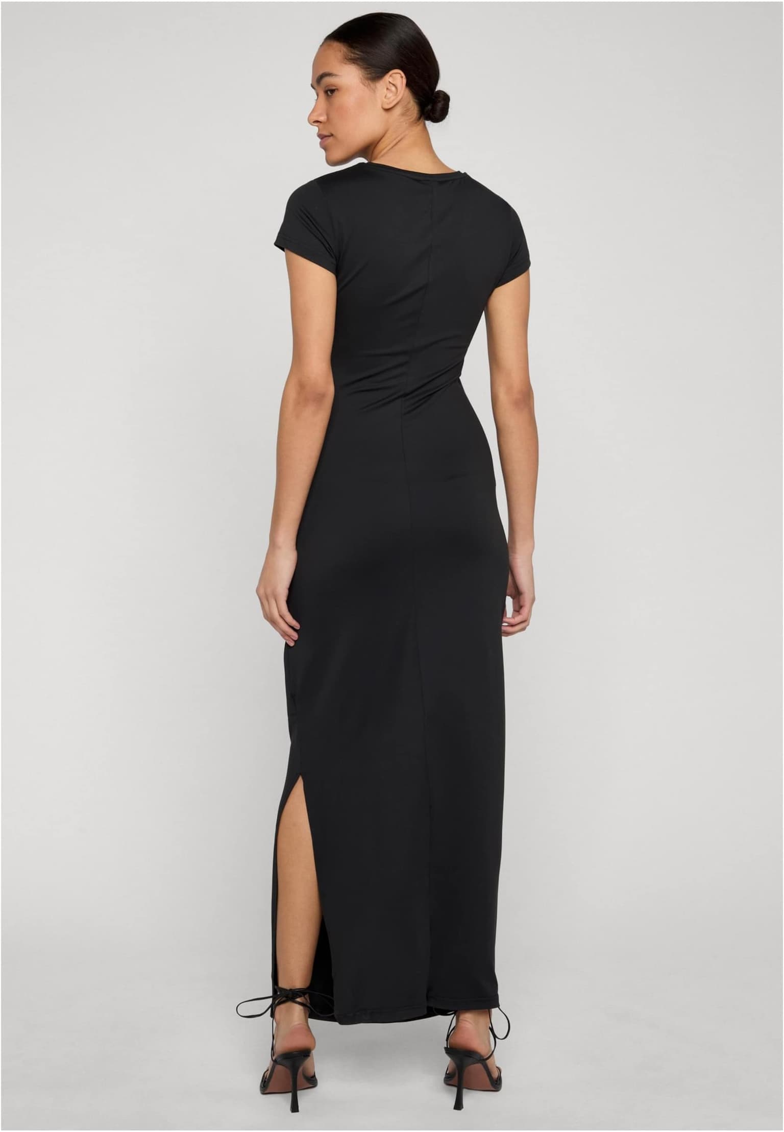 Urban Classics Ladies Long Stretch Jersey Dress – Bild 2