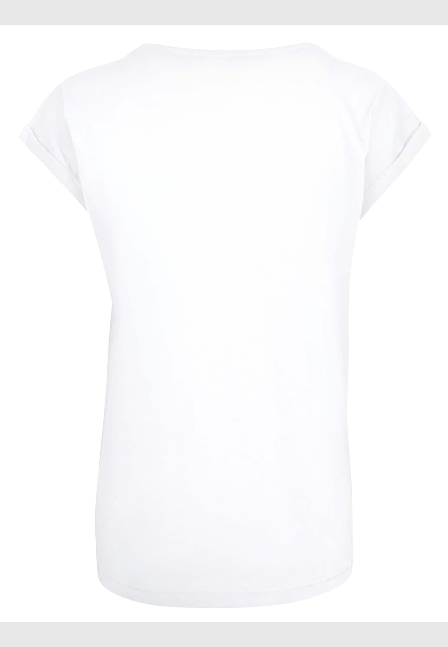 Merchcode Ladies Abstract Lines Extended Shoulder Tee – Bild 4