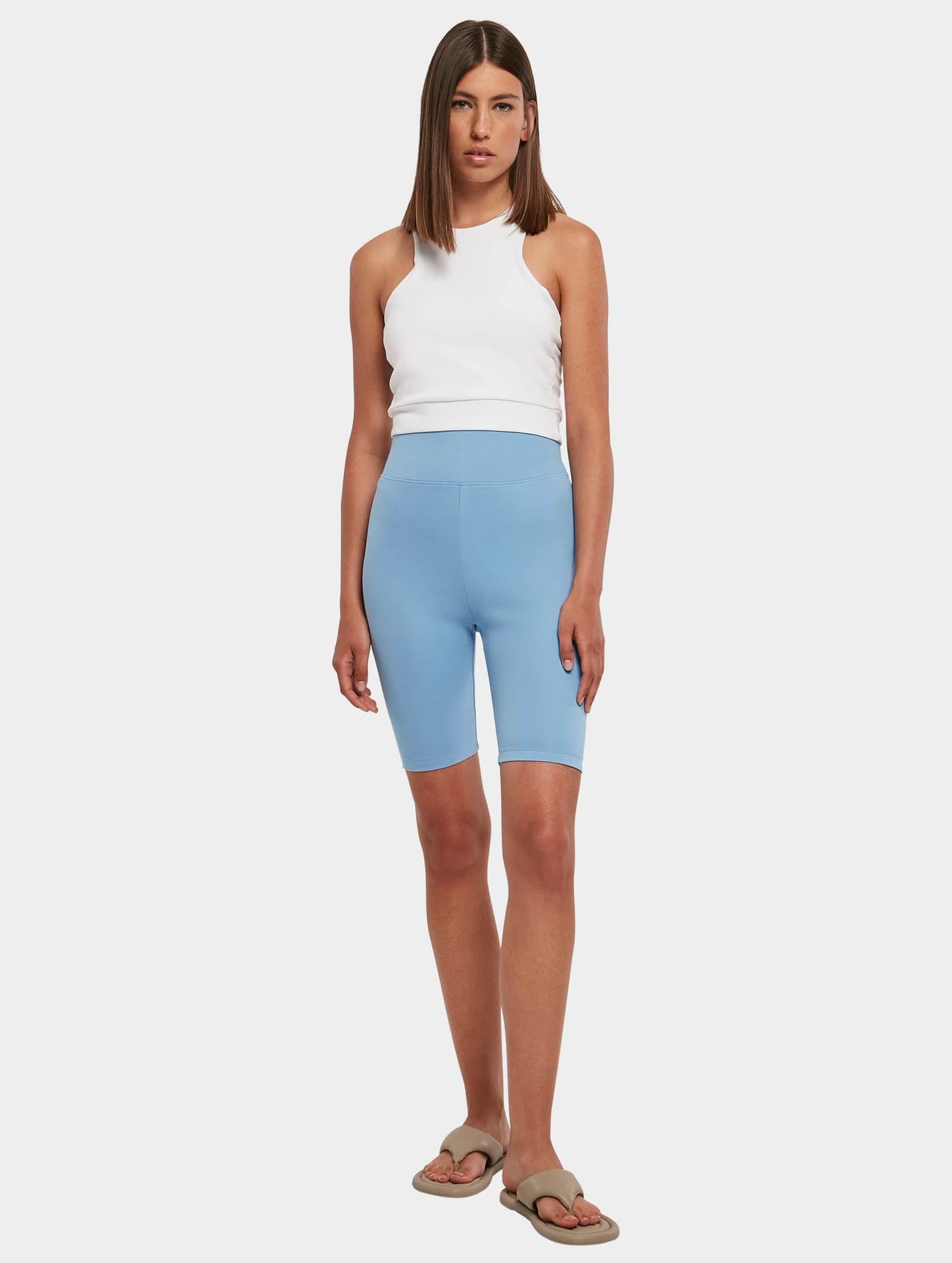 Urban Classics Ladies High Waist Cycle Short – Bild 4