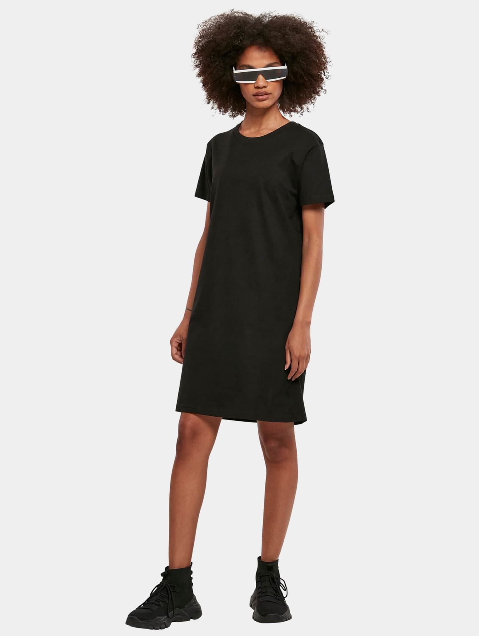 Urban Classics Ladies Essentials Cotton Boxy Tee Dress – Bild 4