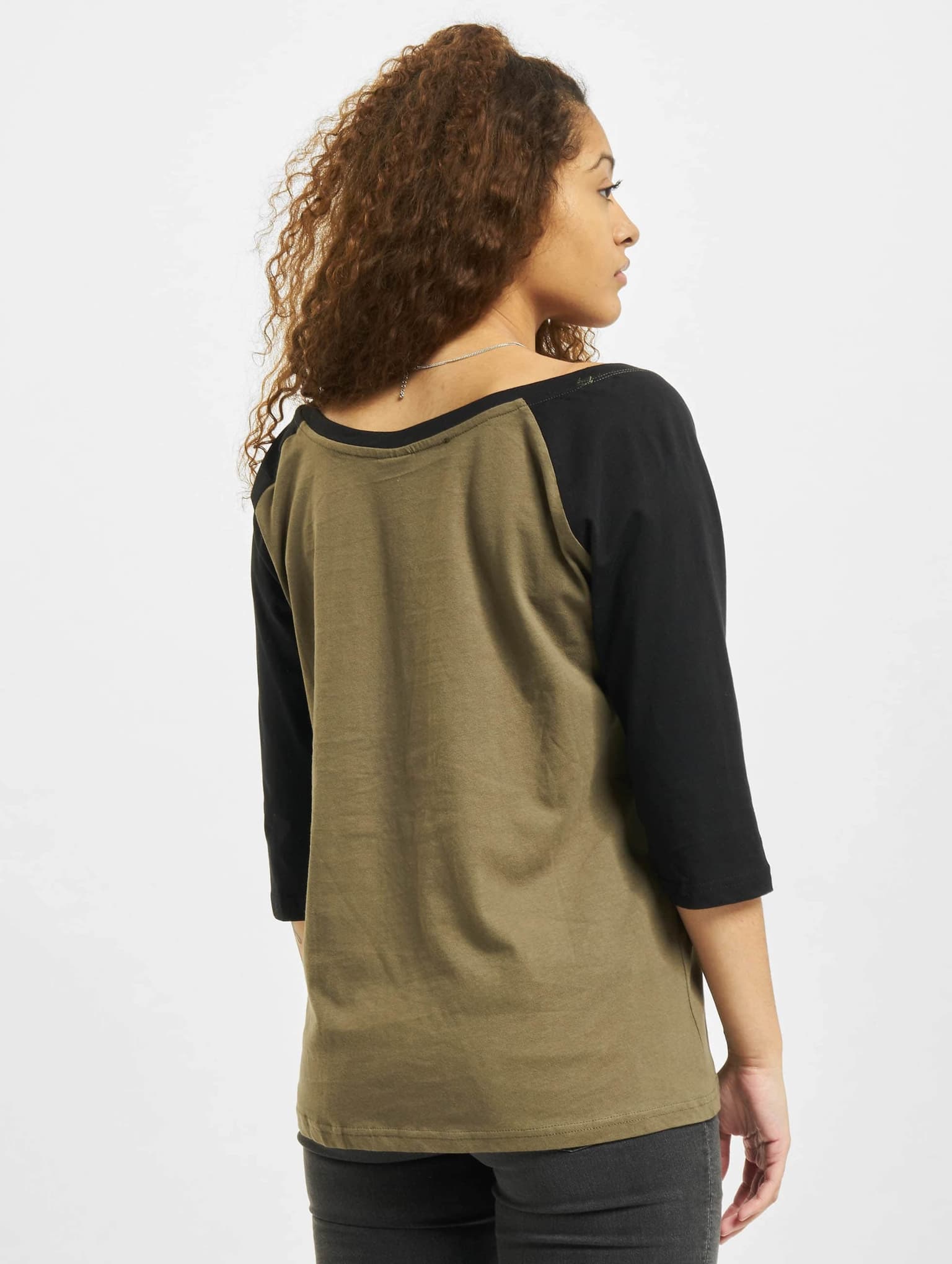 Urban Classics Ladies 3/4 Contrast Raglan Tee – Bild 2