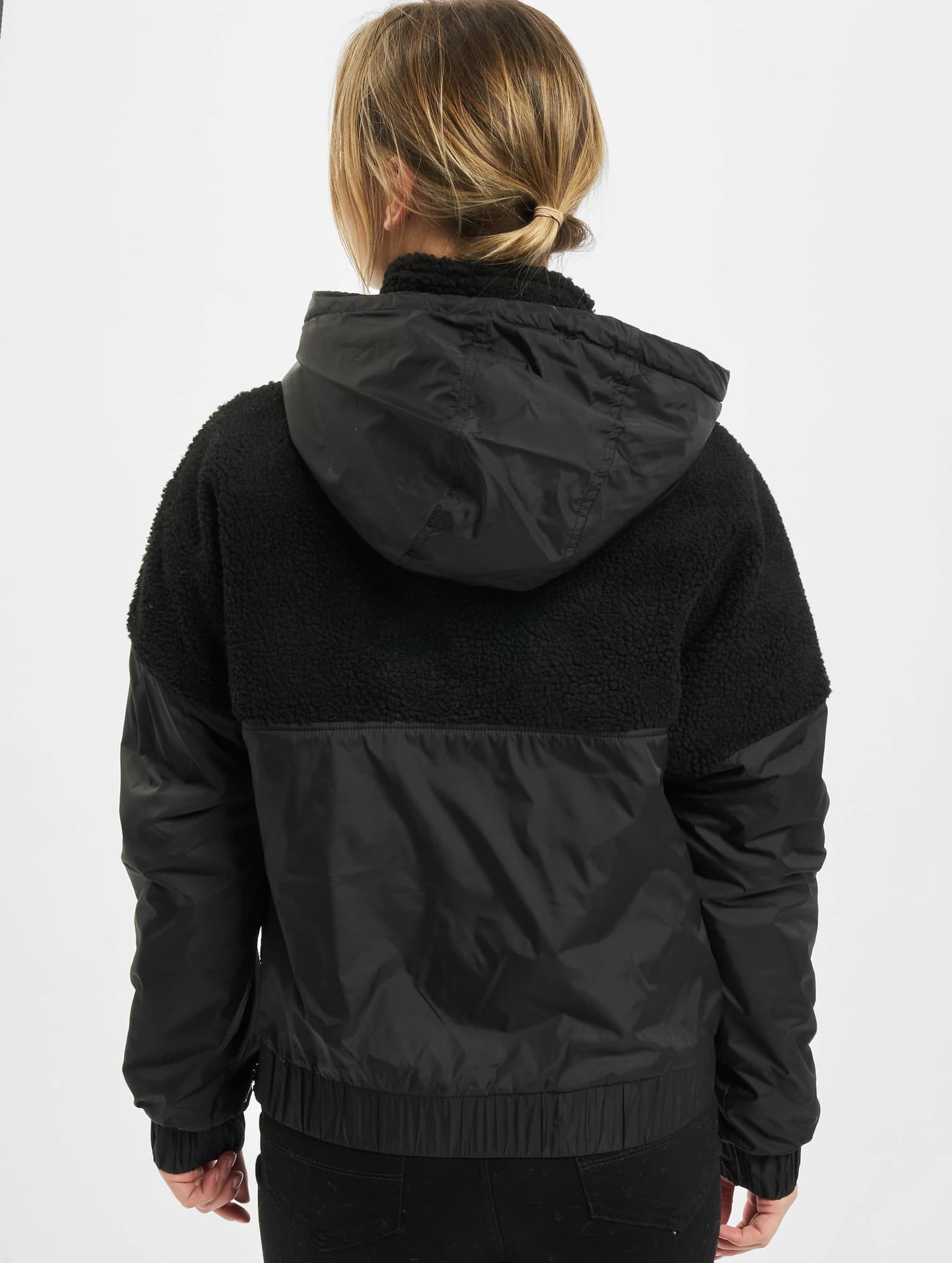 Urban Classics Ladies Sherpa Mix Pull Over Jacket – Bild 2