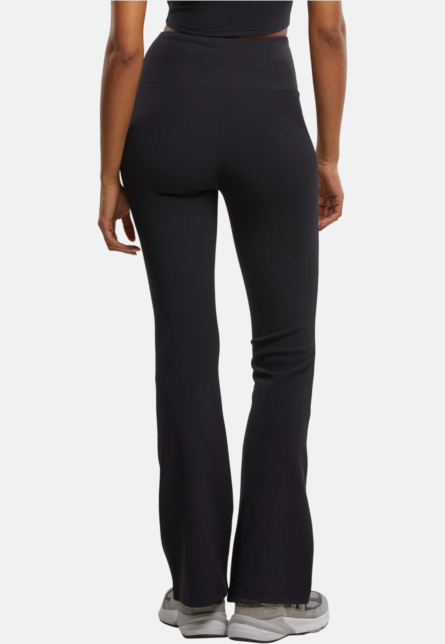 Urban Classics Ladies Flared Leggings Rib – Bild 2