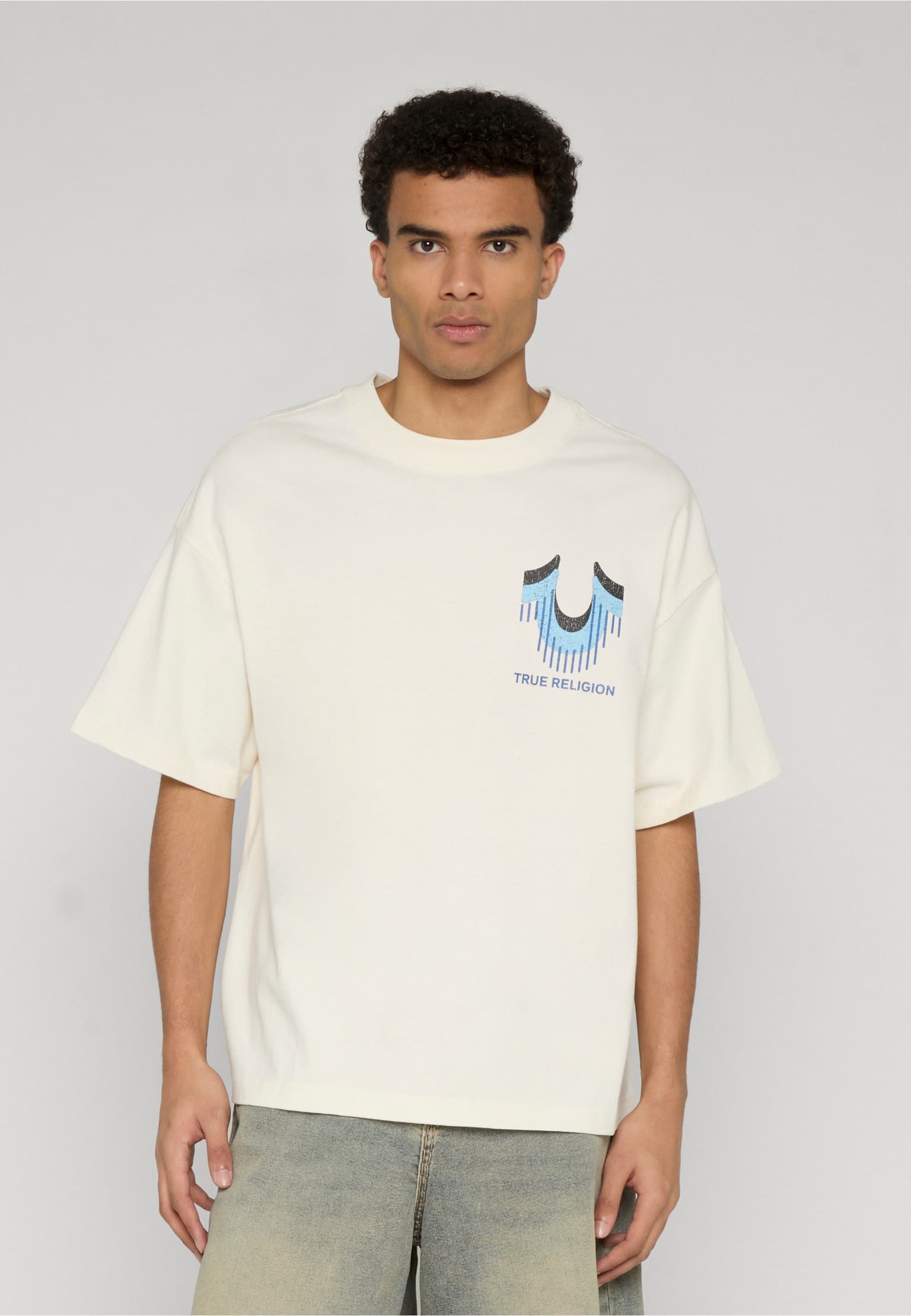True Religion SS RETRO LOGO OVERSIZED TEE – Bild 2