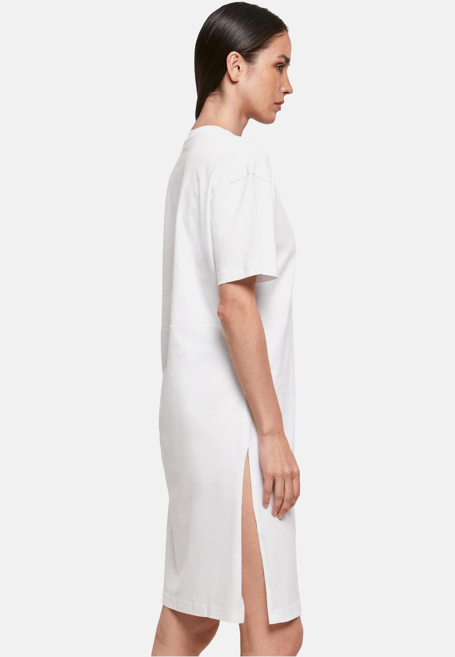 Merchcode Ladies New York Essentials Oversized Slit Tee Dress – Bild 4