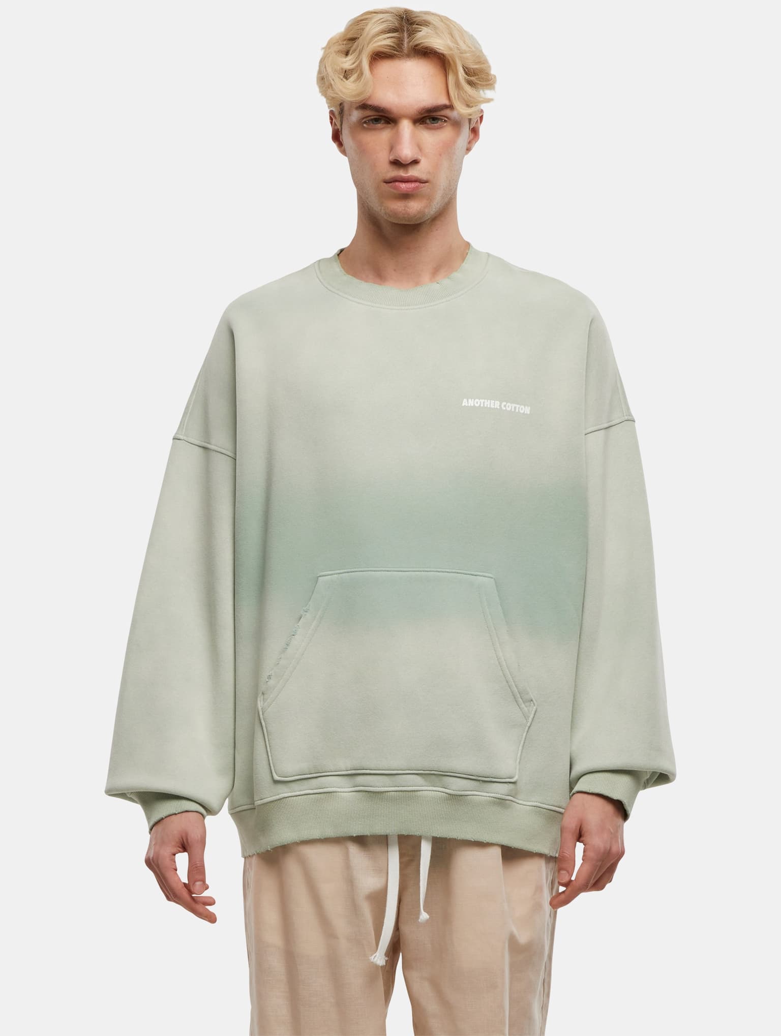 Another Cotton Lab Matcha Oversized Washed Sweater – Bild 3