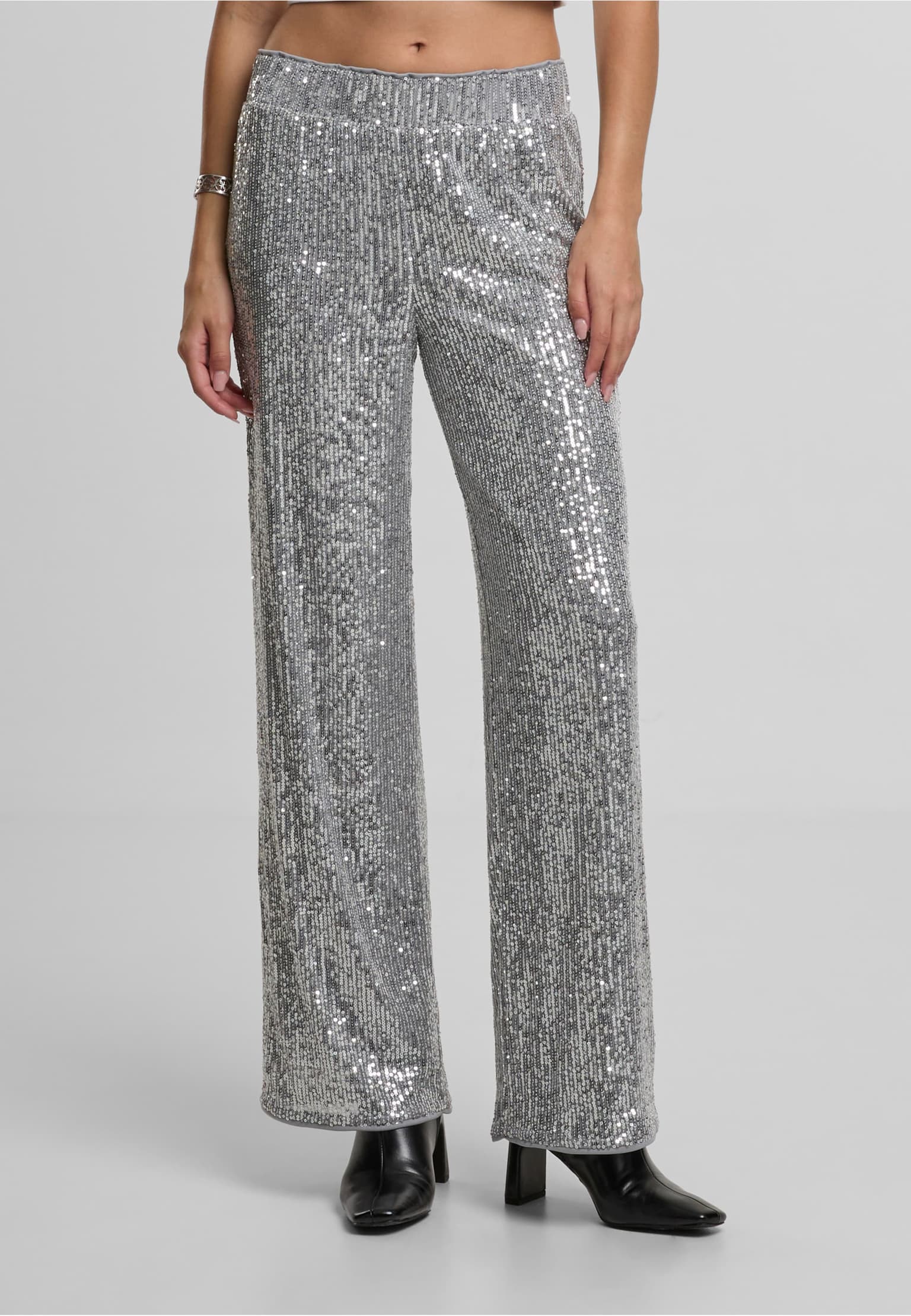 Noisy May NMSCARLET SEQUIN WIDE PANTS JRS