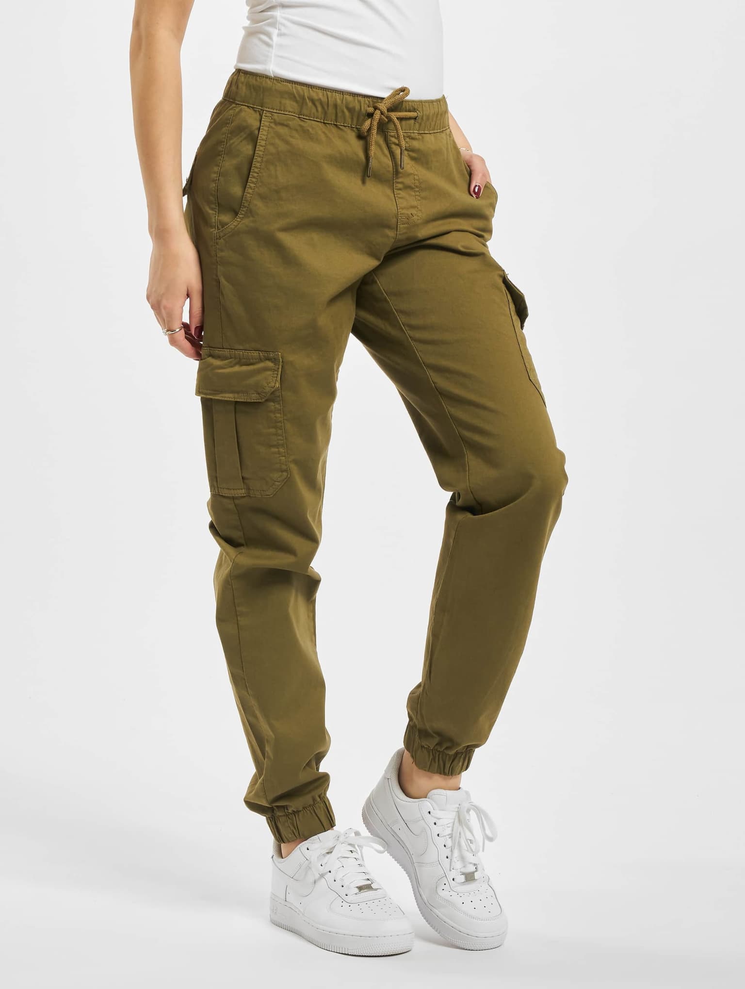 Urban Classics Ladies High Waist Cargo Jogging Pants