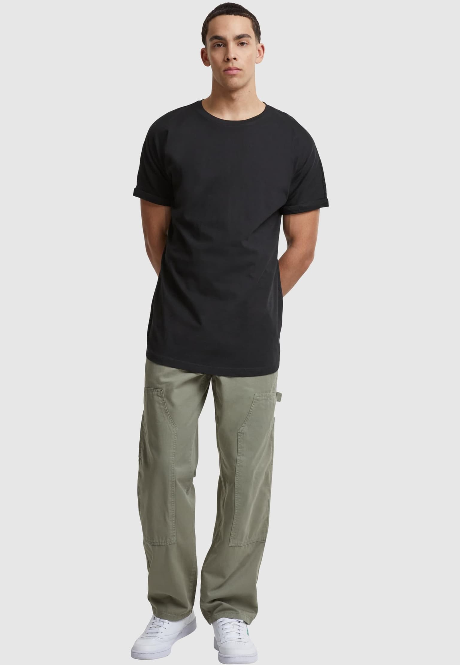 Urban Classics Long Shaped Turnup Tee – Bild 4