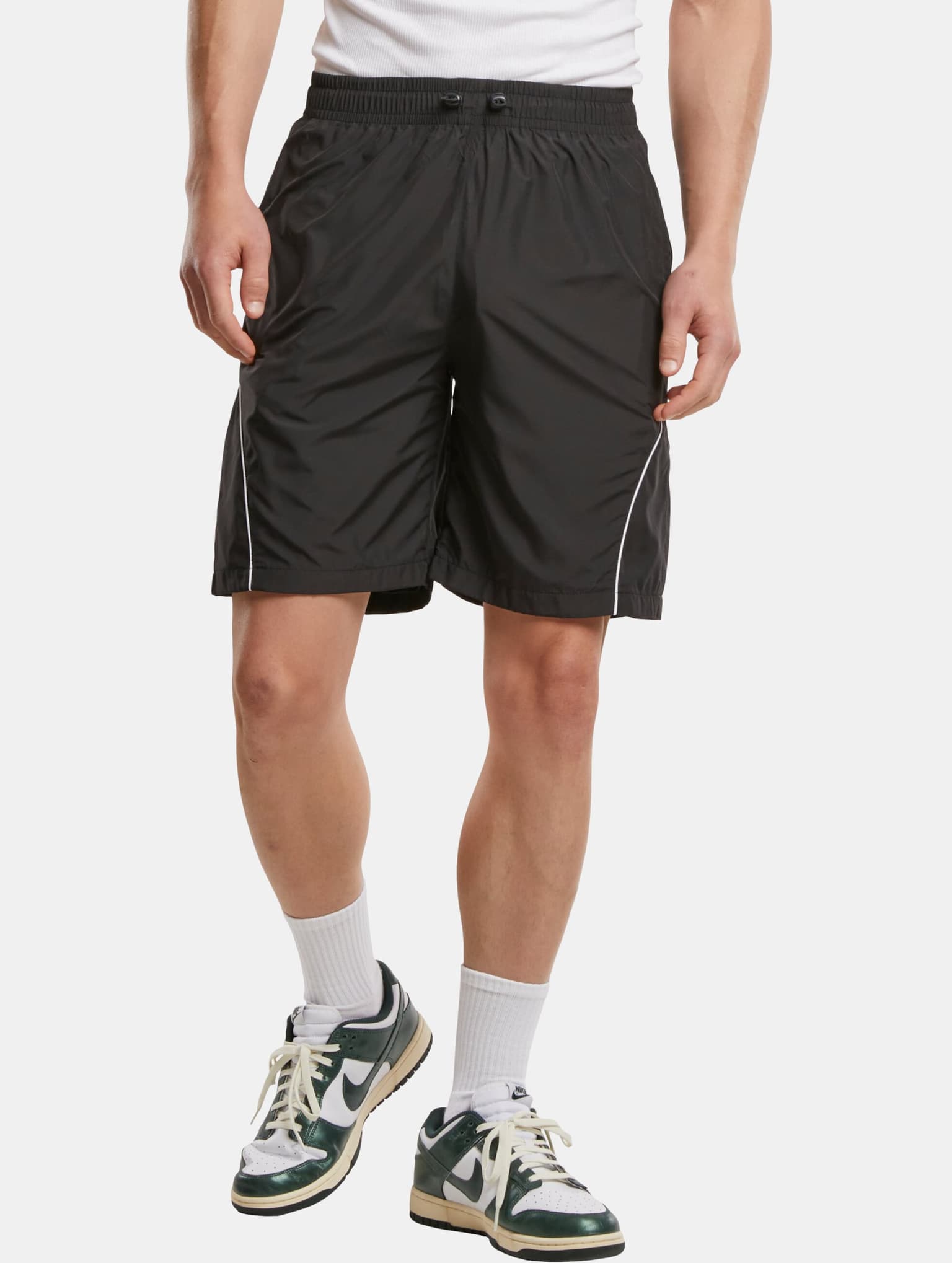 Urban Classics Piped Panel Trackshorts