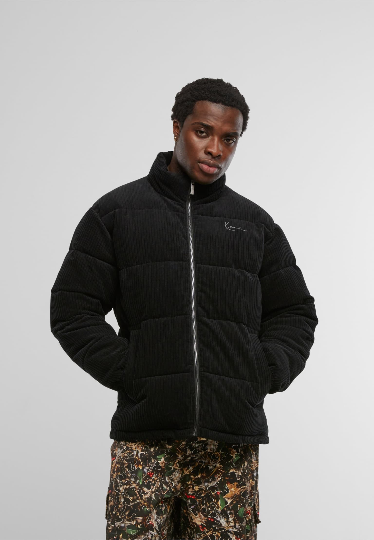 Karl Kani Signature Corduroy Puffer Jacket