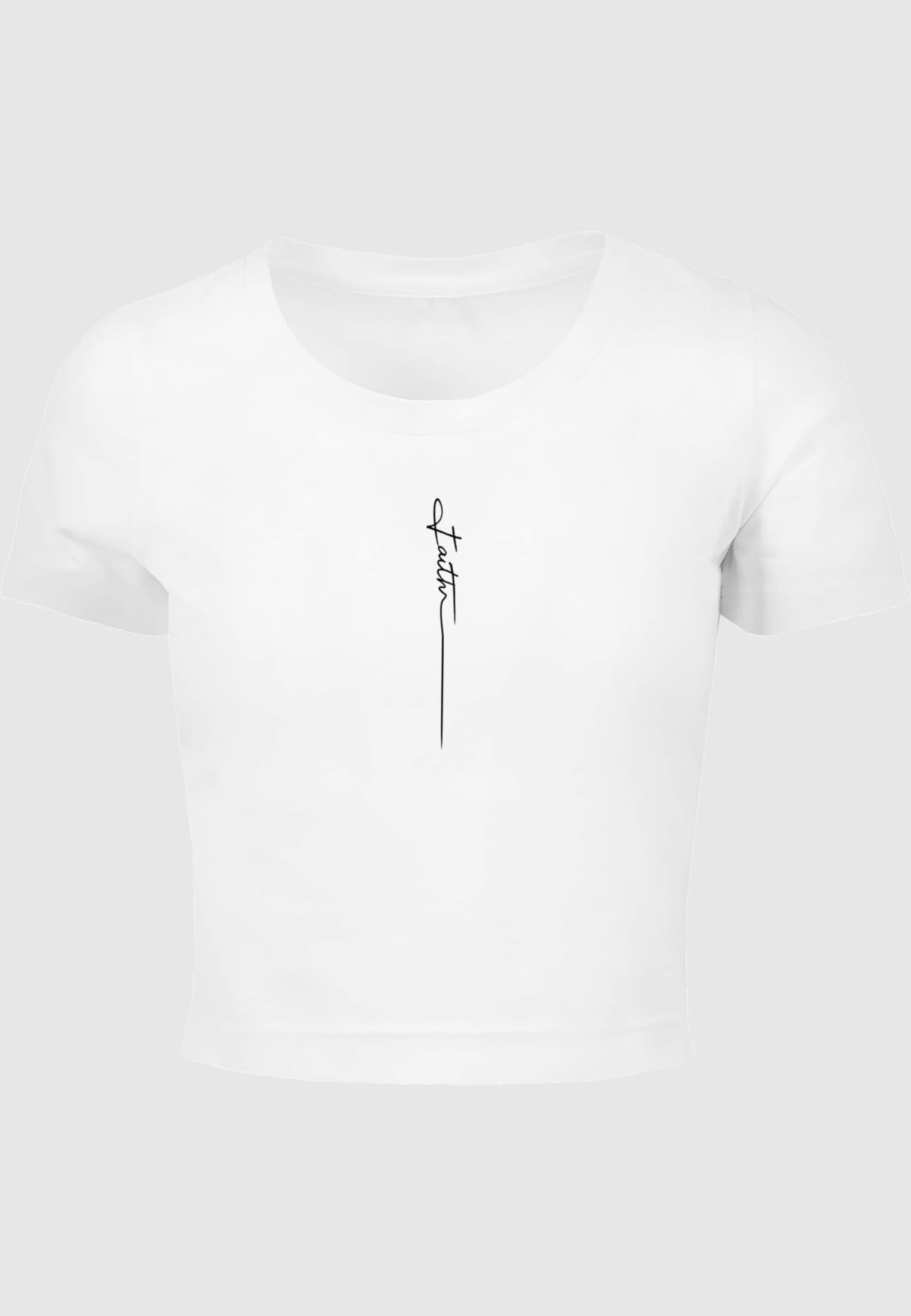Merchcode Ladies Faith Cropped Tee – Bild 3